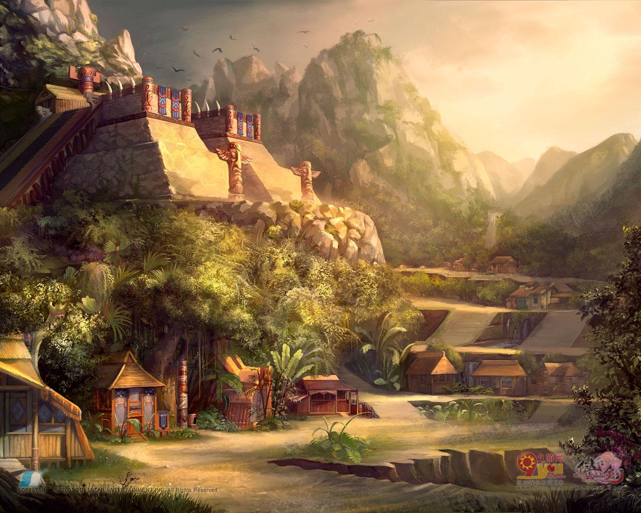 1280x1024 Chinese Paladin Online Wallpaper and Background Imagex1024