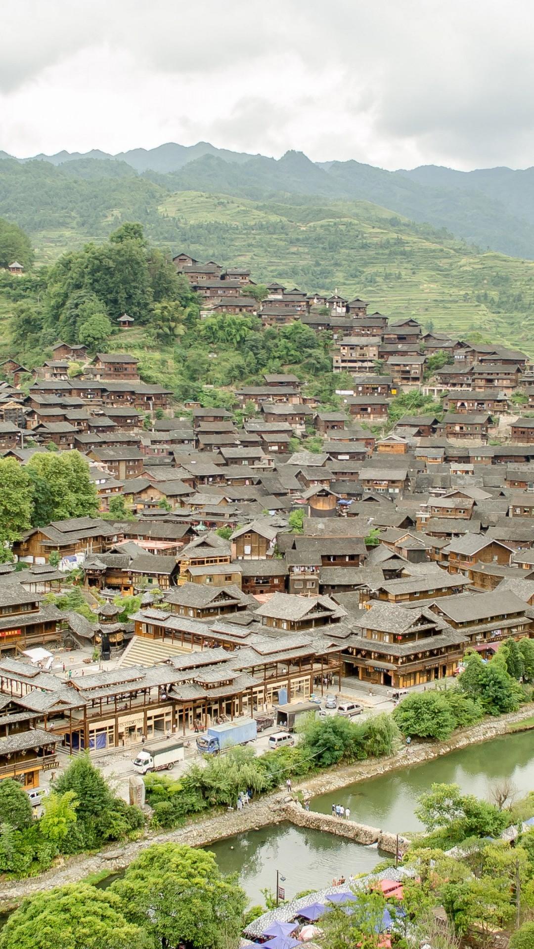 1080x1920 Miao People Ethnic Village China 4K Wallpaper iPhone 6 Plus Hot Desktop and background for your PC and mobile