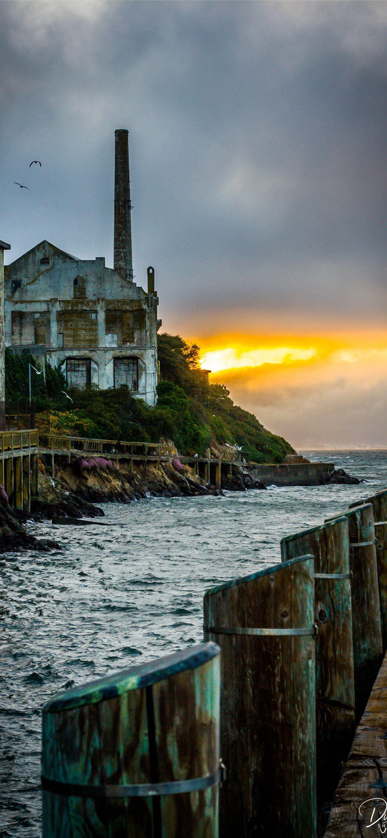 1284x2778 alcatraz island iPhone Wallpaper Free Download