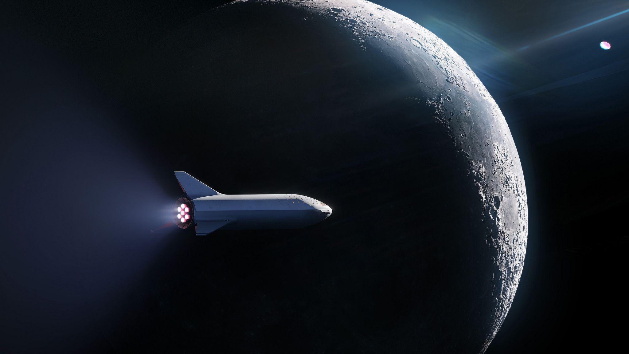 2048x1152 SpaceX Starship Wallpaper