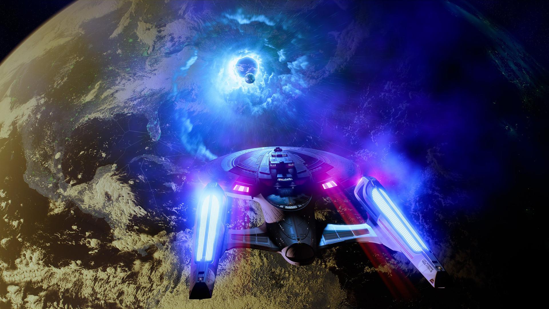 1920x1080 star, Trek, Starship, Enterprise, Spaceship, Warp, Planet, Alien, Civilization Wallpaper HD / Desktop and Mobile Background