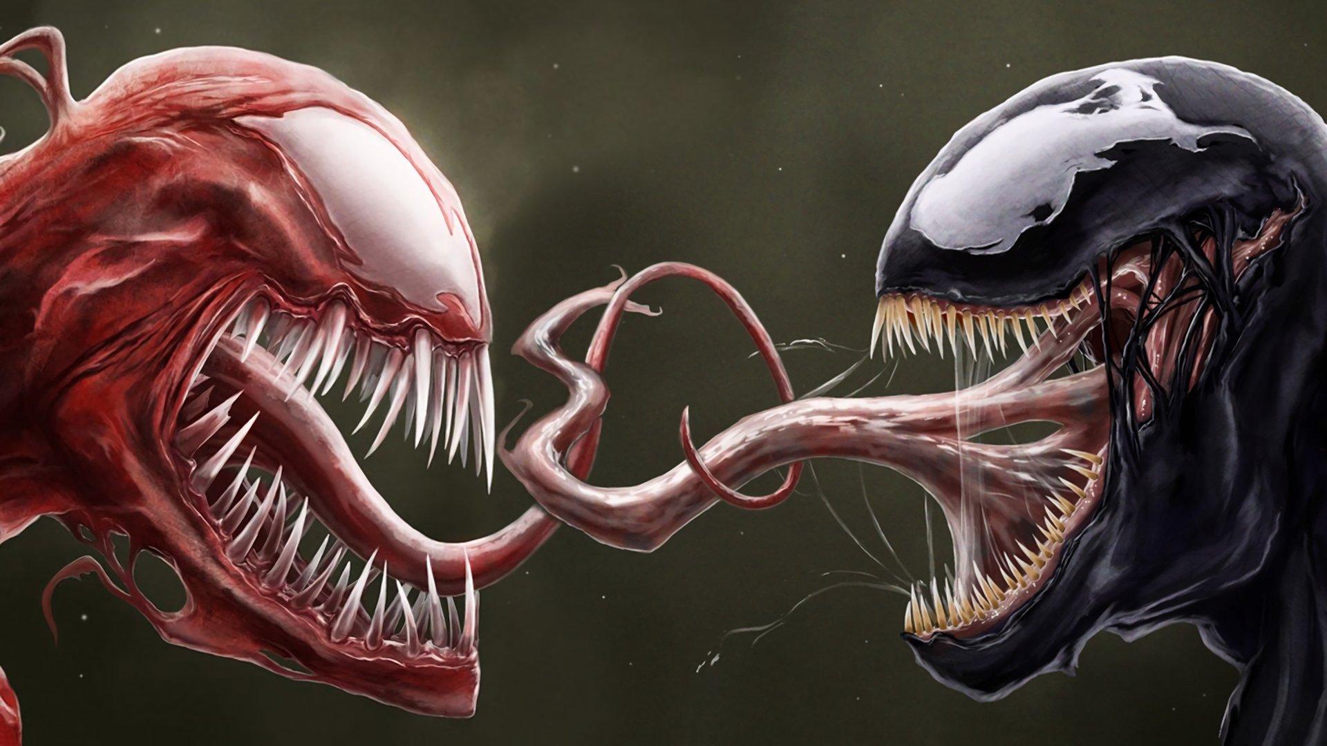 venom carnage wallpaper hd