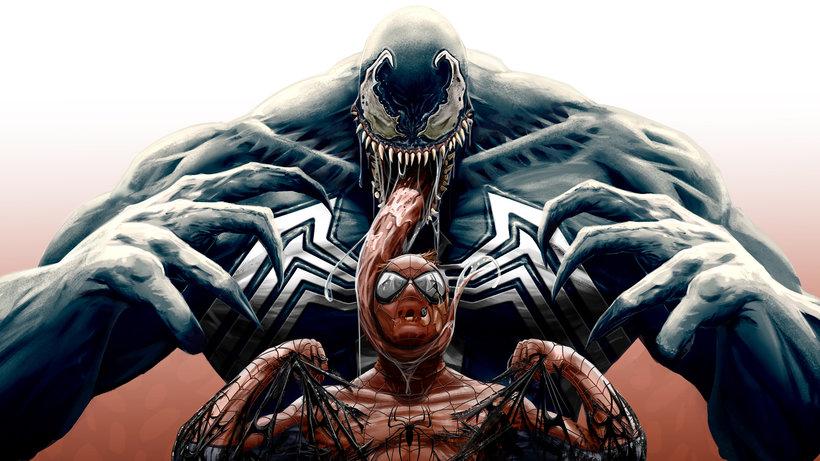 820x461 Venom Vs. Spider Man Marvel Comics 4K