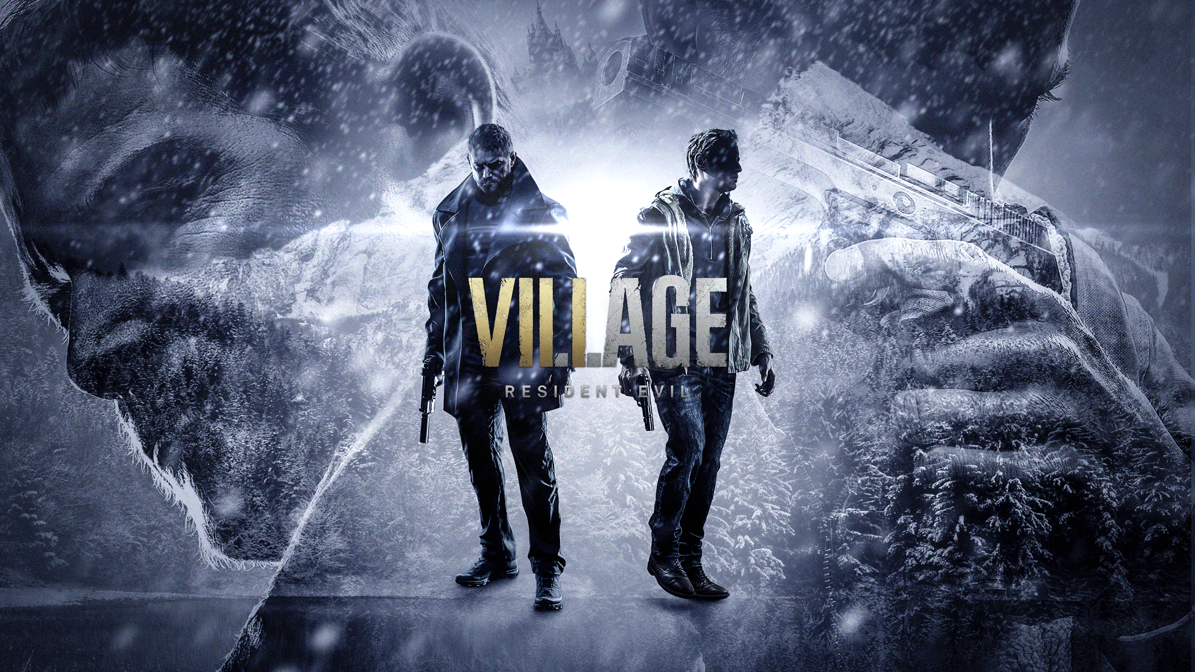 3840x2160 I've made this 4K wallpaper for Resident Evil: Village: residentevil
