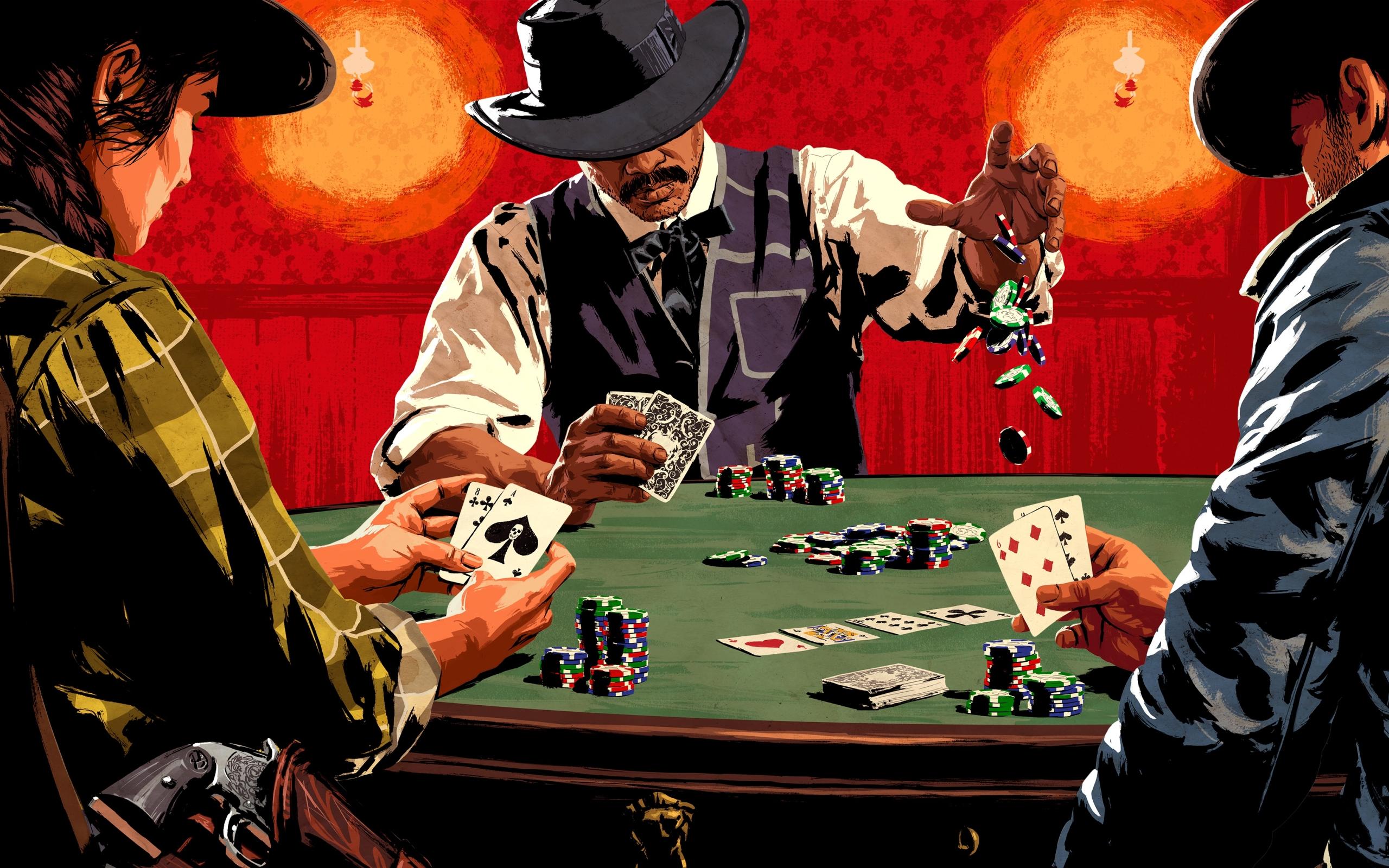 2560x1600 Poker, Red Dead Redemption RDR2 Wallpaper & Background Image