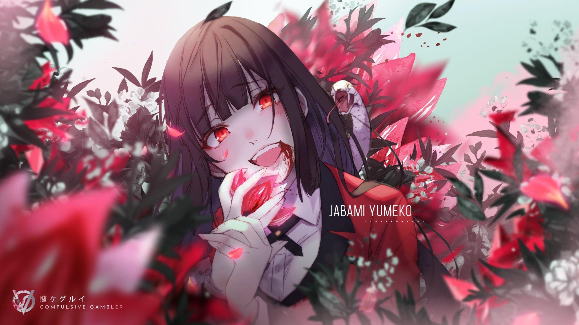 2000x1124 Anime Kakegurui Wallpaper Jabami Yumeko Wallpaper HD