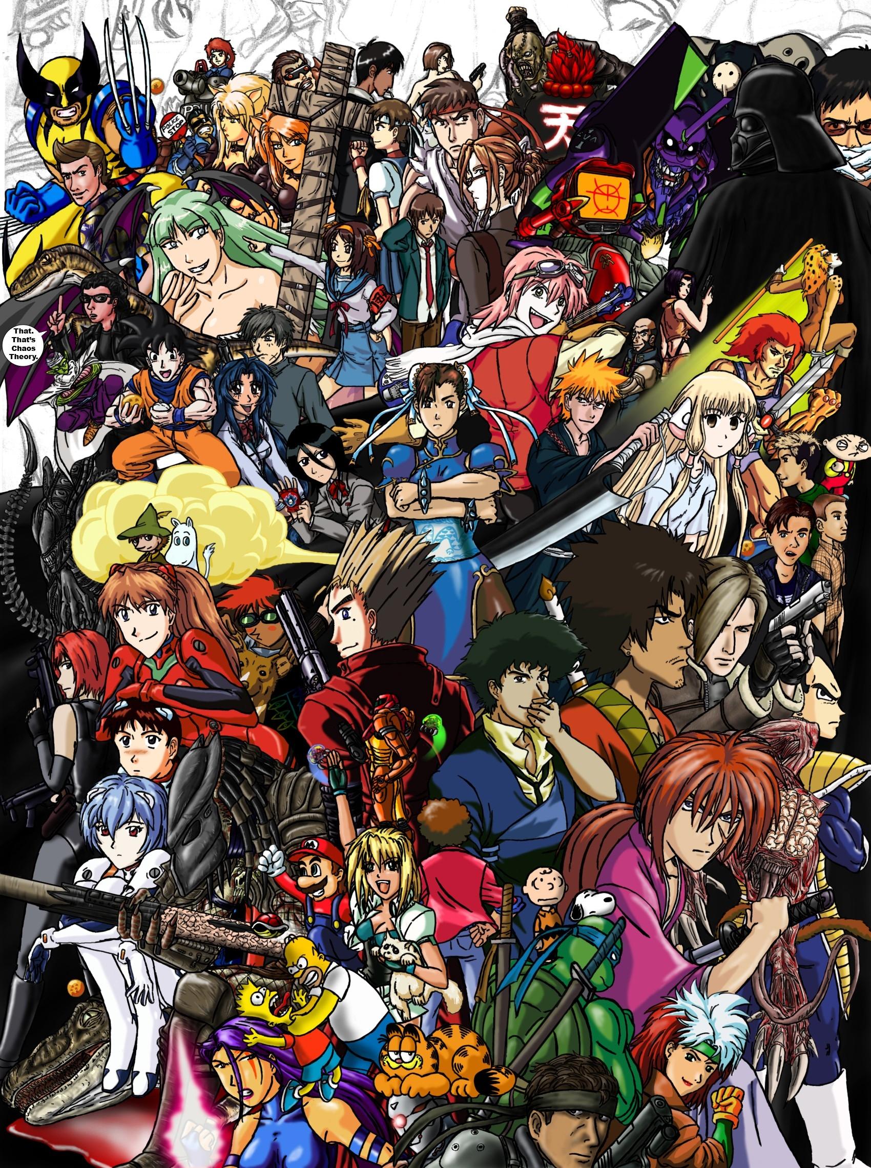 1700x2280 darkstalkers metroid star wars samurai champloo rurouni kenshin vegeta xmen wolverine resident evil