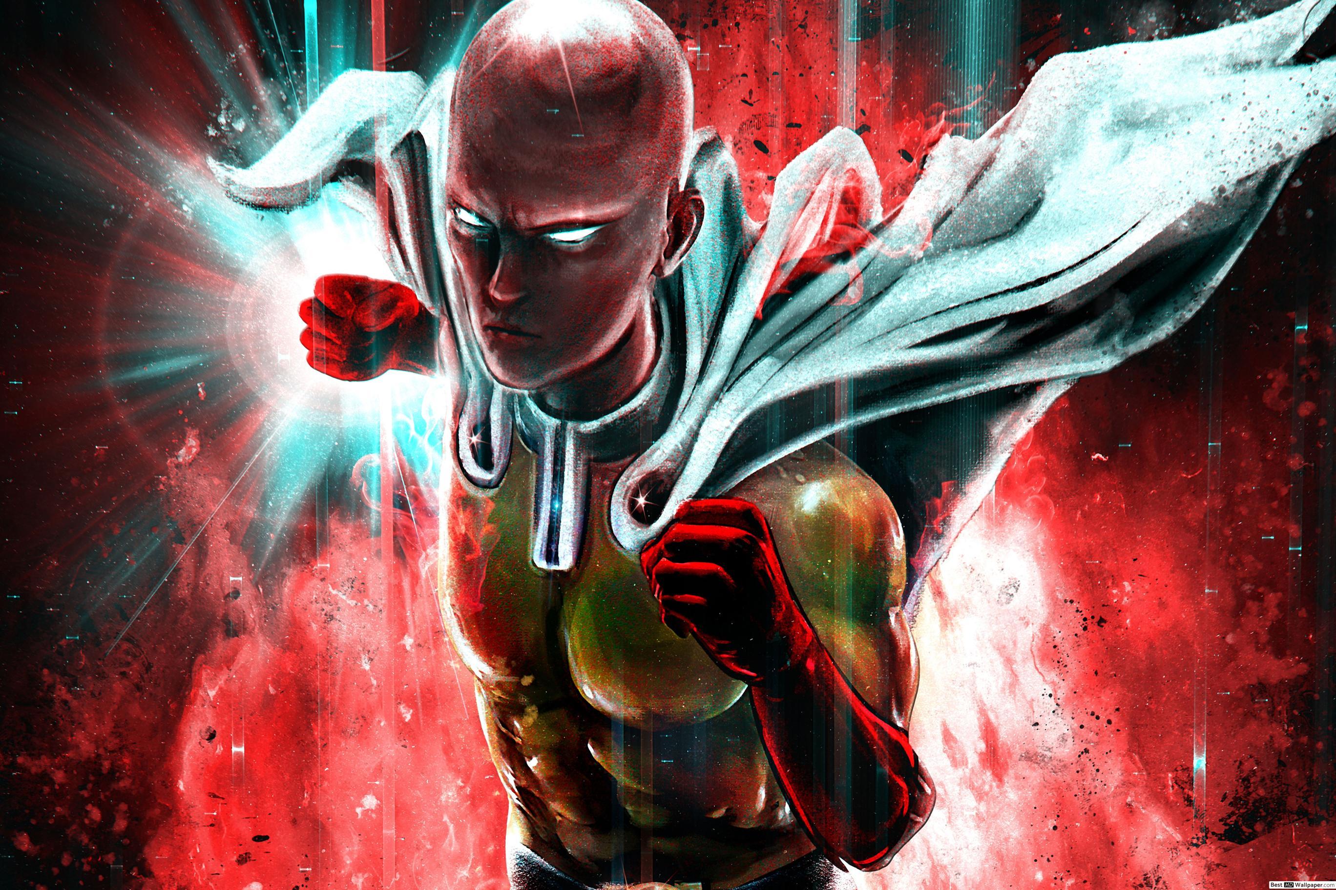 2736x1824 One Punch Man 8k HD wallpaper download