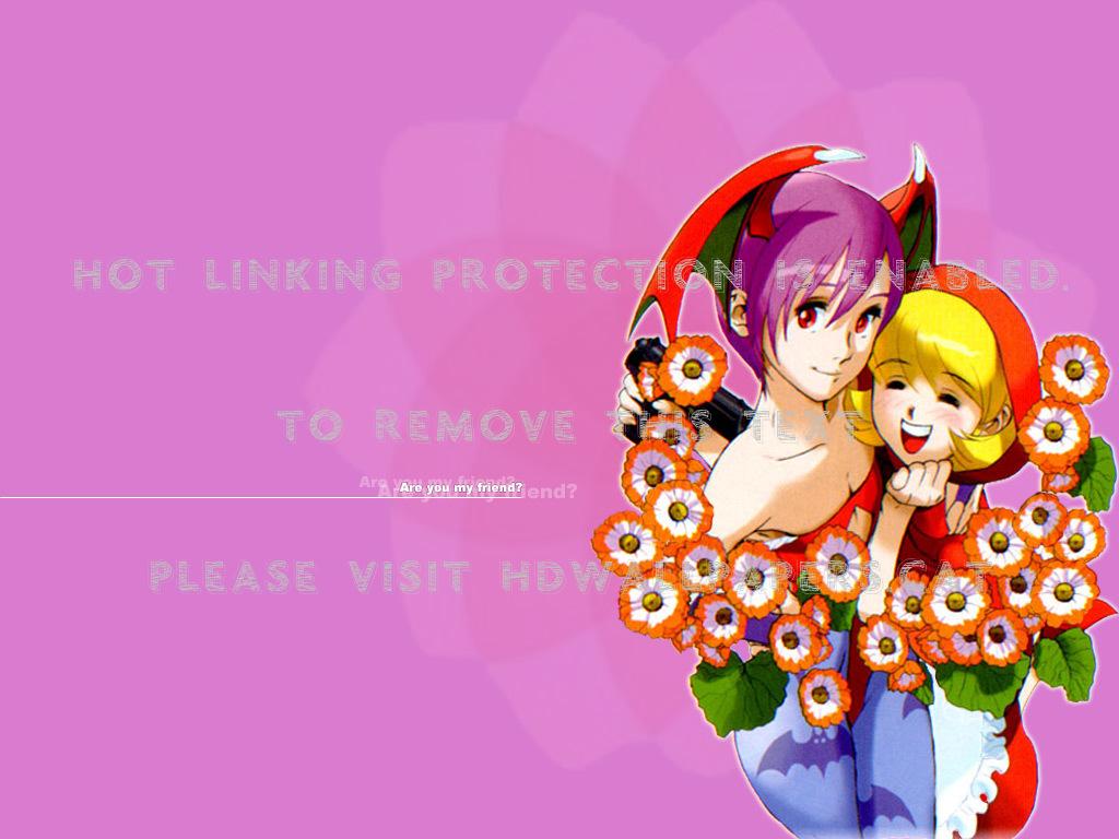 1024x768 lilith darkstalkers anime