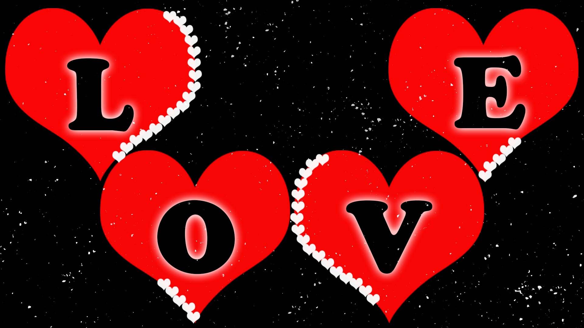 1920x1080 1920x1080 Heart, Love, Holiday, Digital Art, Black, Valentines Day, Abstract, Red wallpaper JPG