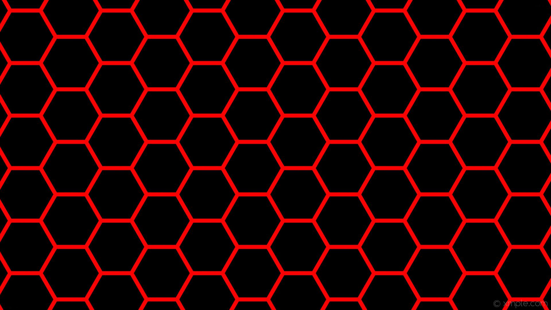 1920x1080 Black Honeycomb Wallpaper