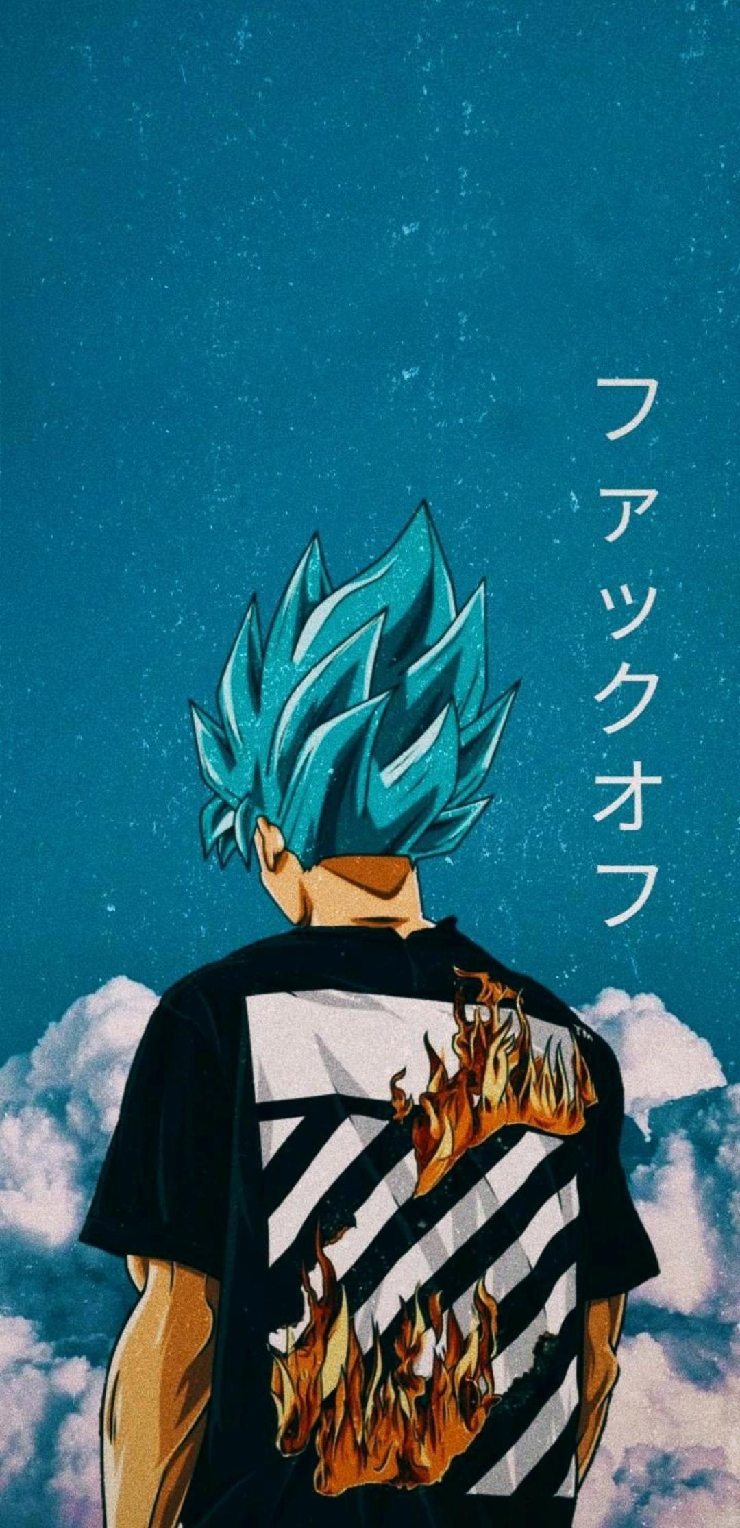 1080x2230 Goku, aesthetic.: Verticalwallpaper