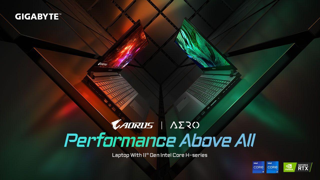 1280x720 Gigabyte AORUS, AERO And G Series Laptops With Intel Tiger Lake H Detailed