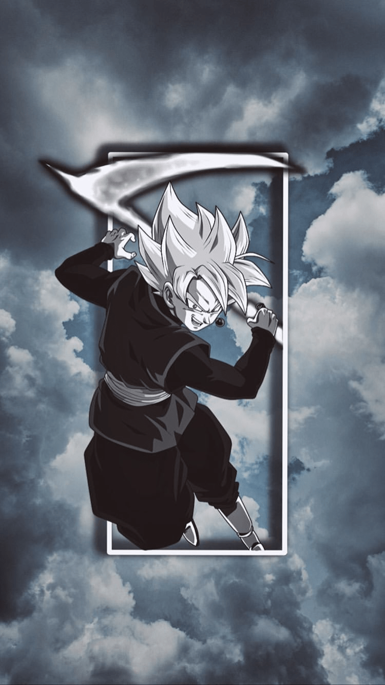 750x1334 White Goku Black By 17Silence. Anime dragon ball super, Dragon ball super artwork, Dragon ball painting