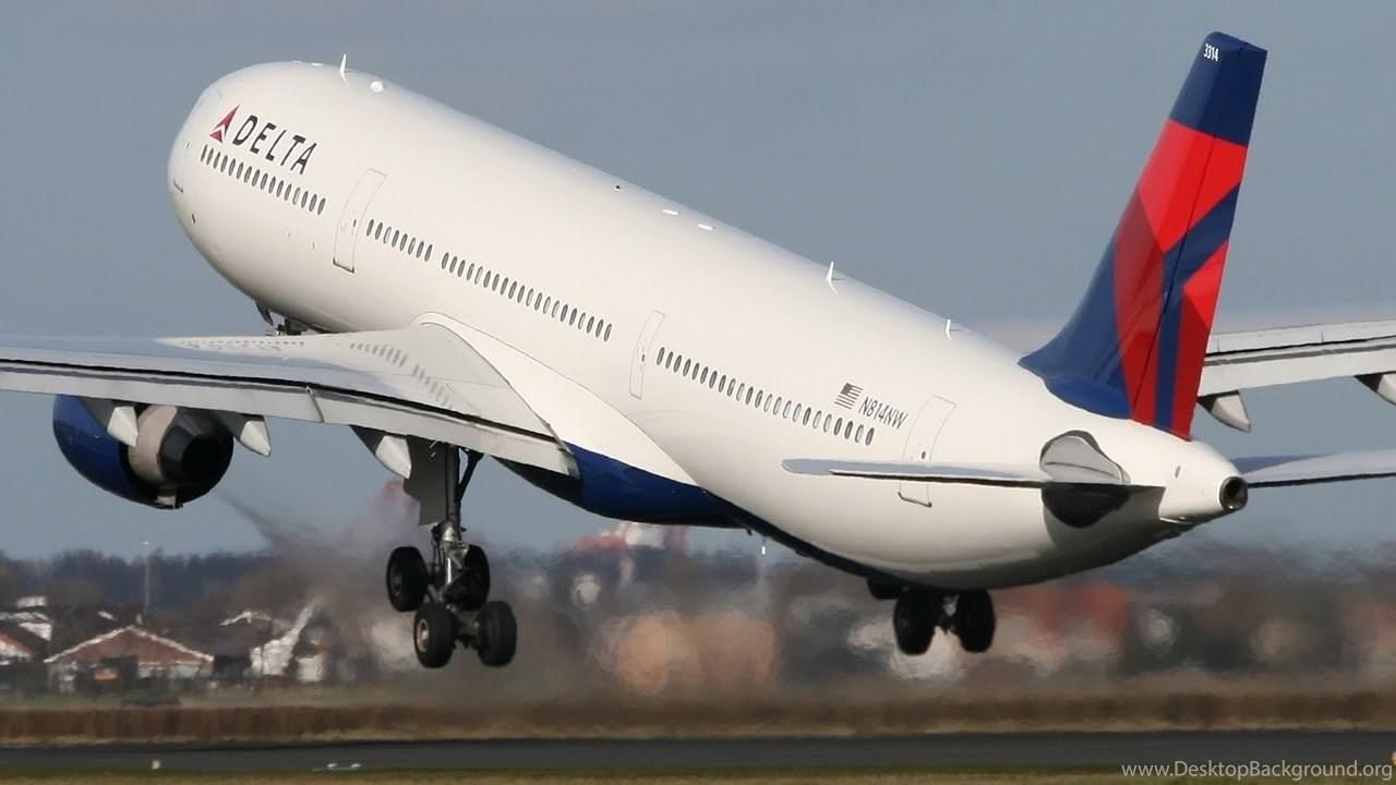 1280x720 Delta Airlines Airbus A330 Take Off Wallpaper 717 Desktop Background