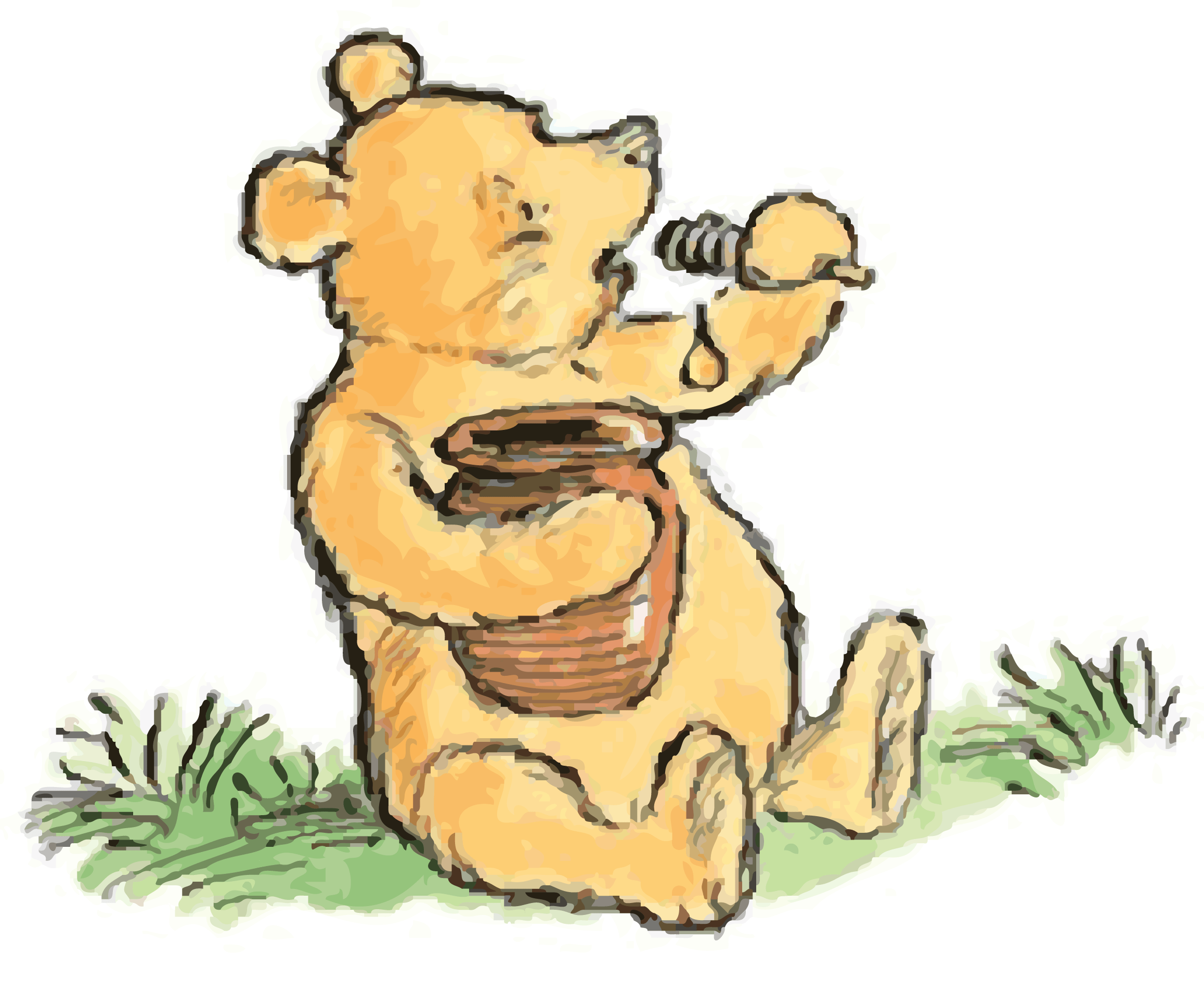2315x1939 Classic Winnie the Pooh Wallpaper