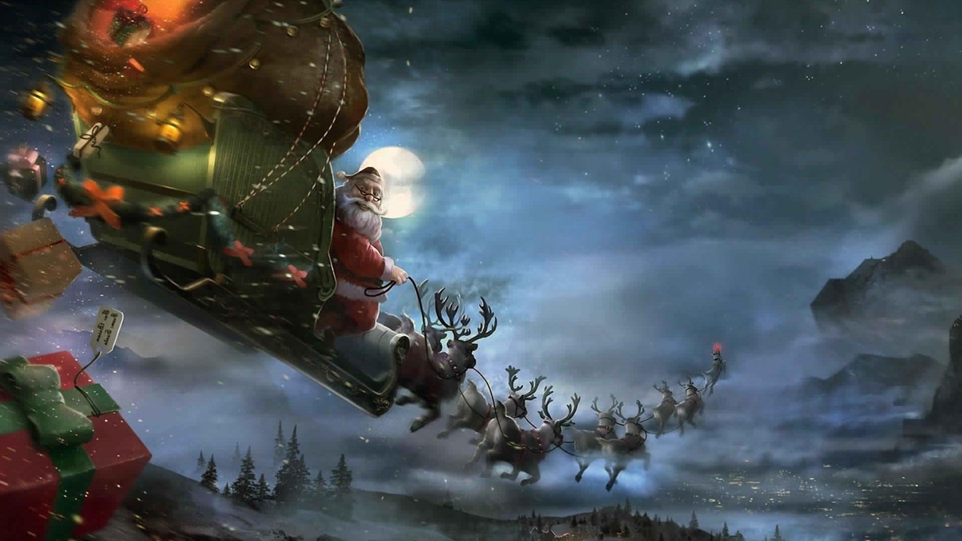 1920x1080 Download Free Santa Claus Desktop Wallpaper
