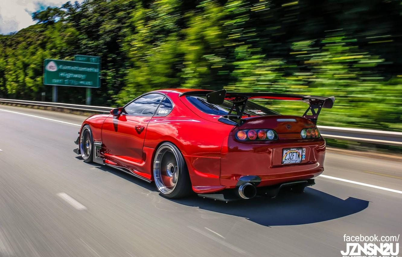 1332x850 Wallpaper turbo, red, supra, japan, toyota, jdm, tuning, race image for desktop, section toyota