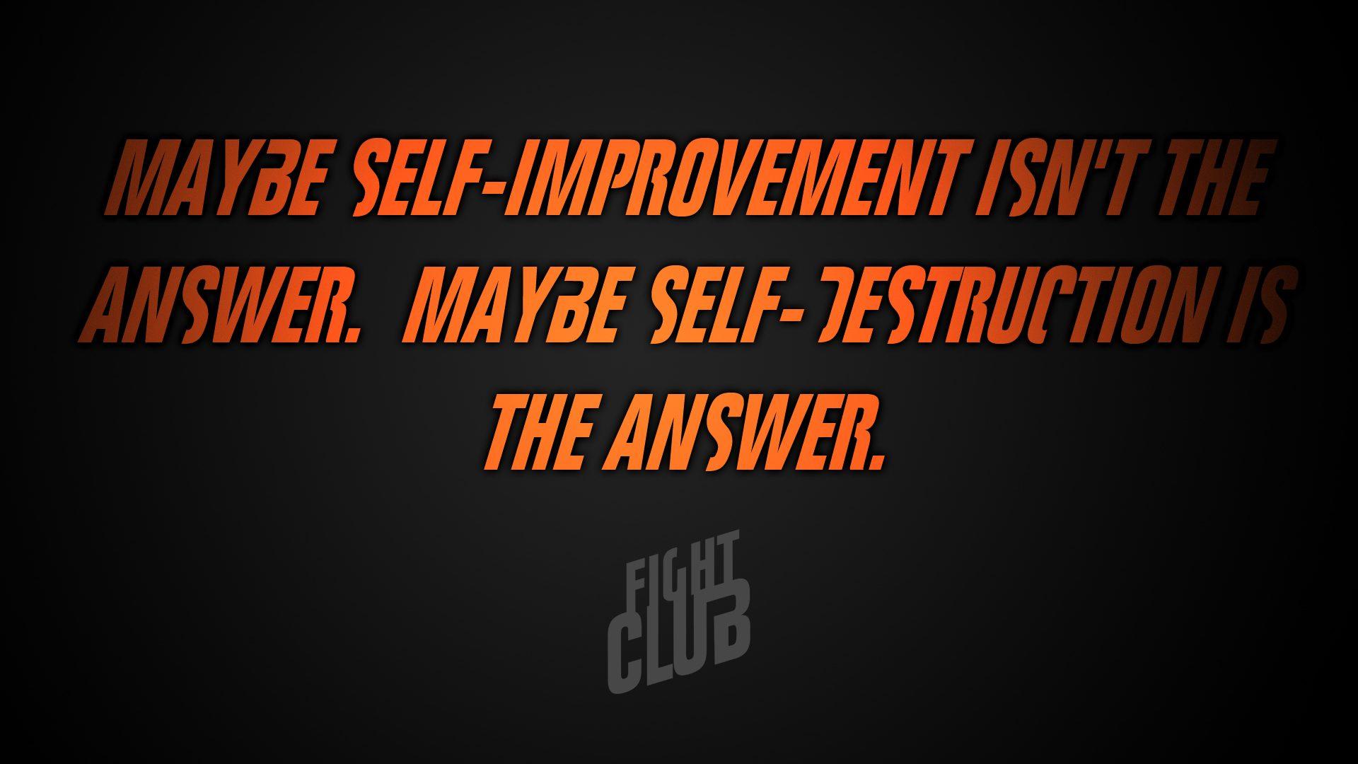 1920x1080 Fight Club (1999) Quote HD Wallpaper
