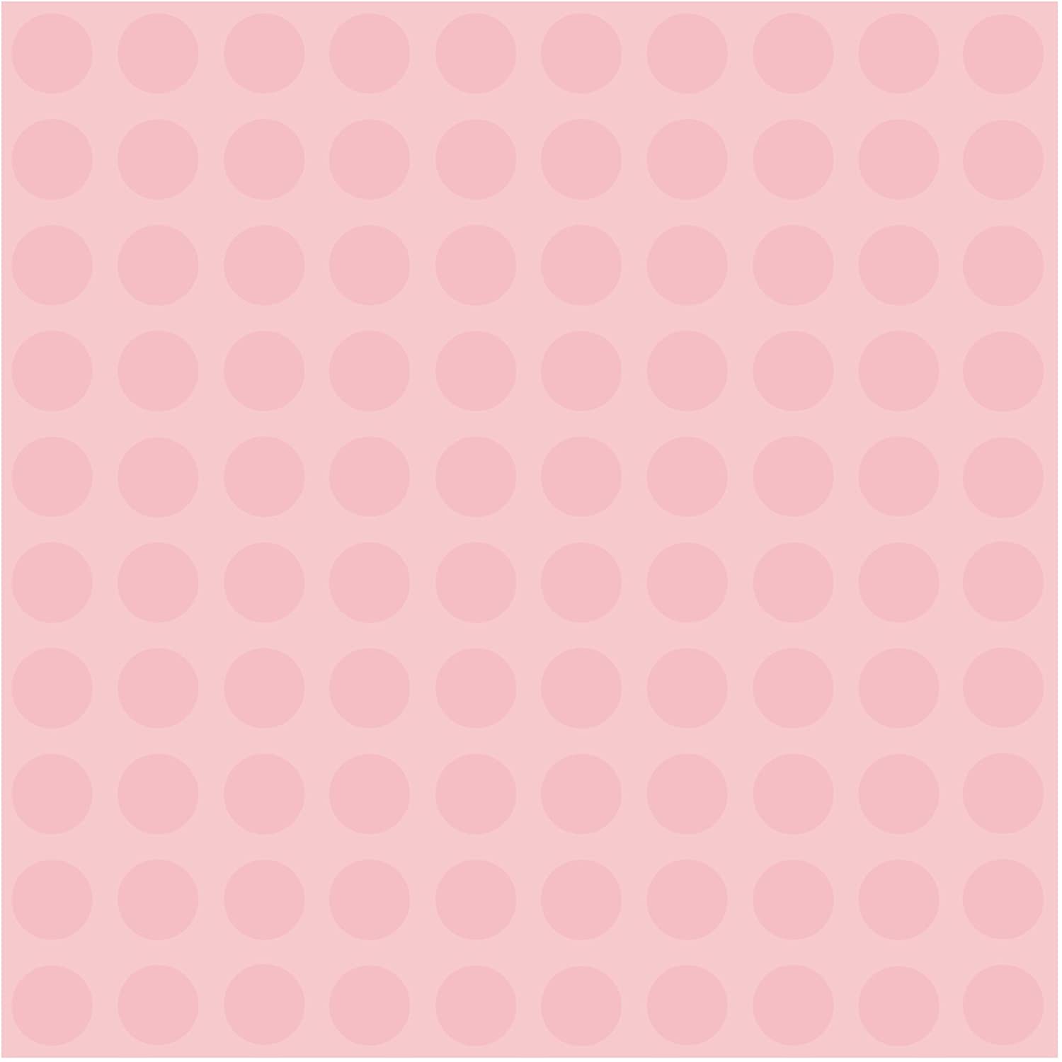 1500x1500 York Wallcoverings Girl Power 2 Dots 8 X 10 Wallpaper Memo Sample Light Pink Background Pinks