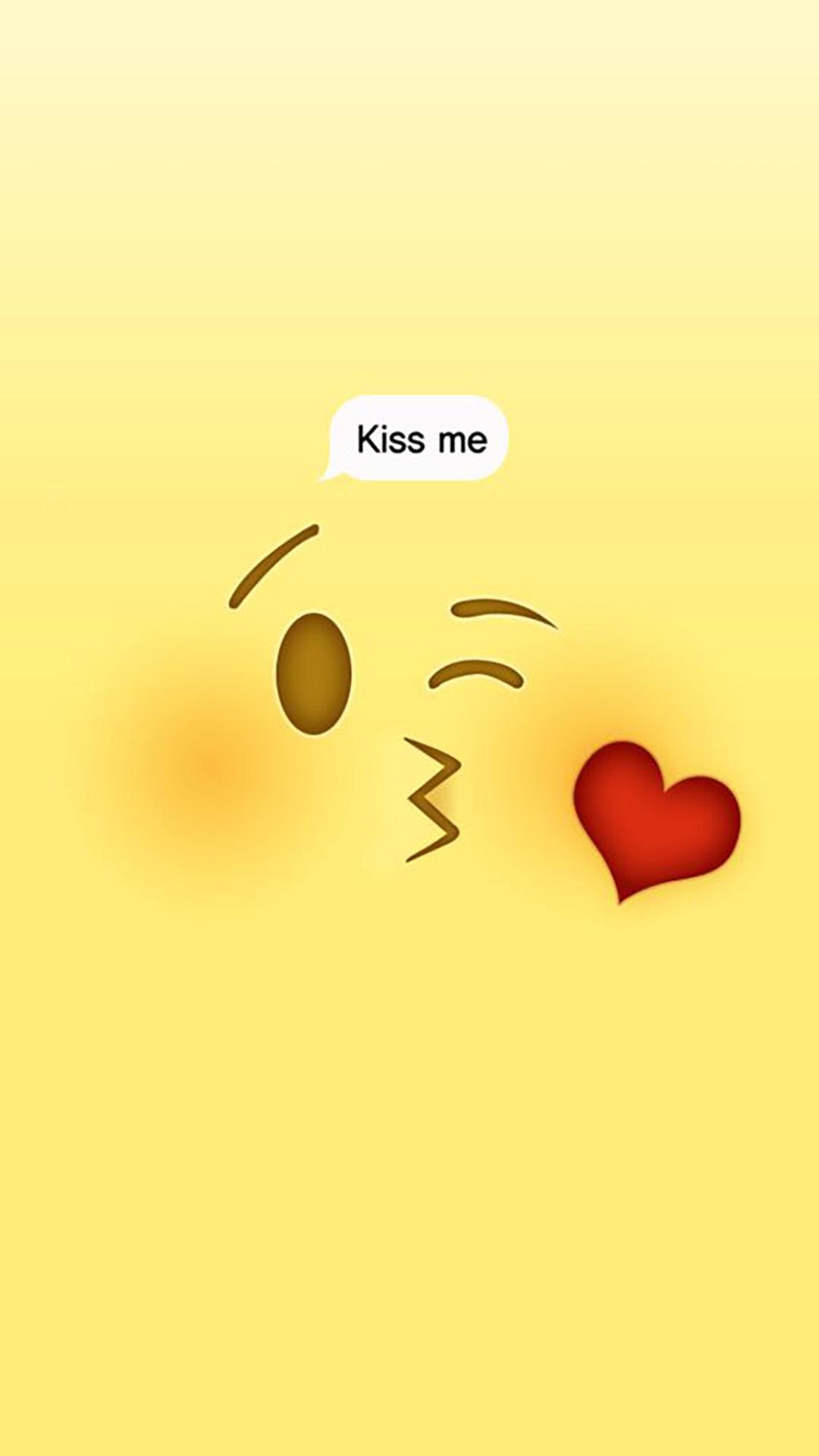 Kiss Emoji Wallpapers Top Free Kiss Emoji Backgrounds WallpaperAccess