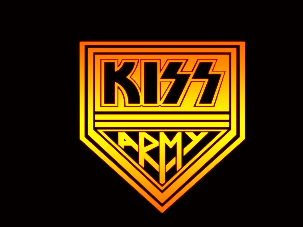 1024x768 Logo Kiss Band Wallpaper HD