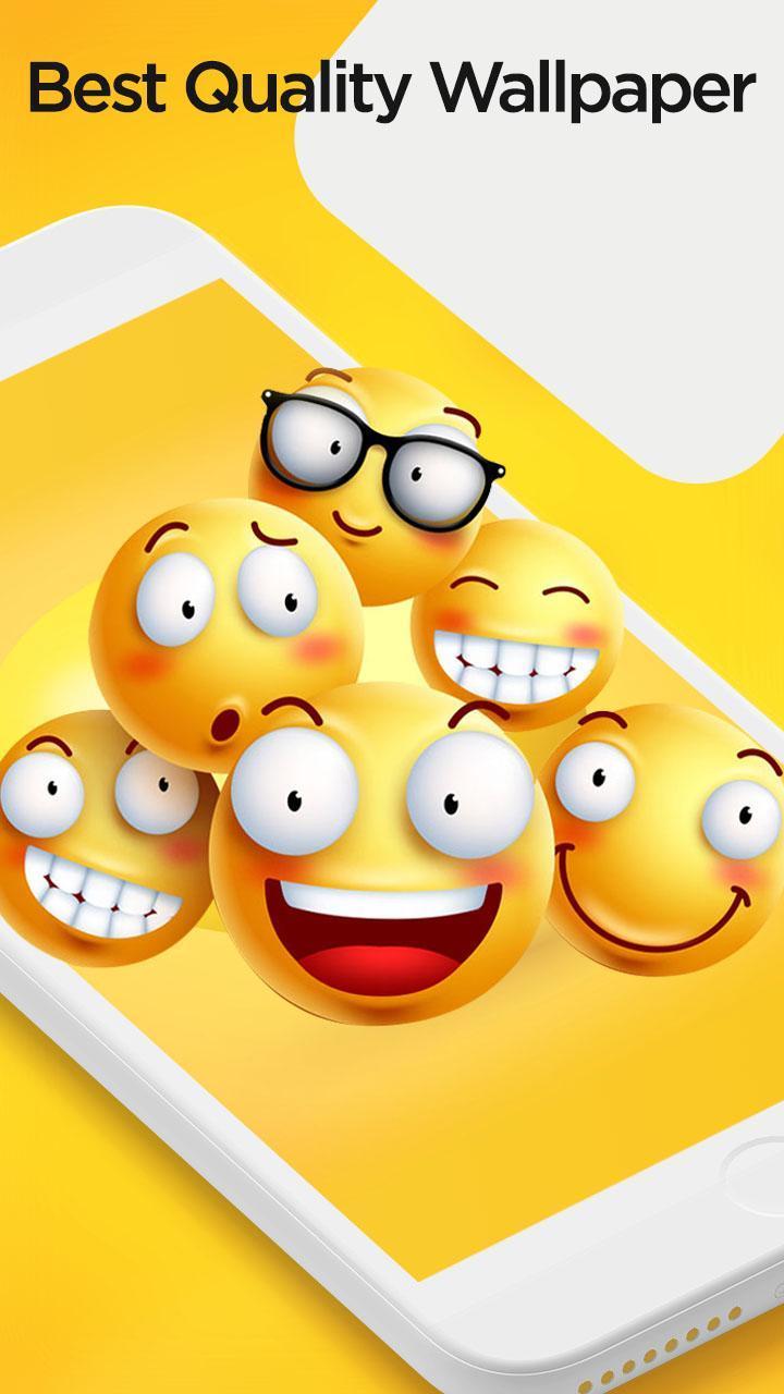 720x1280 Funny Smiley Face Emoji HD Wallpaper 4K