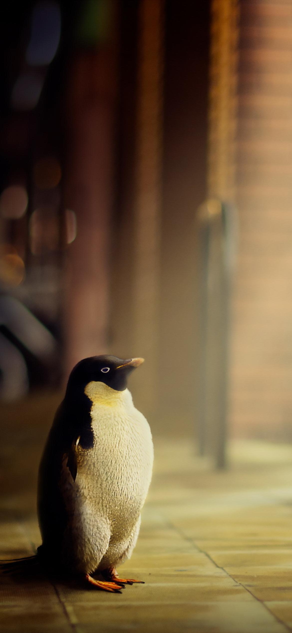 1170x2532 Penguin Wallpaper for iPhone 11 Pro