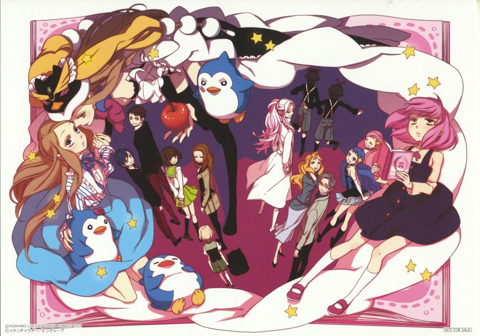 1600x1121 Anime Girl Momoka Oginome Ringo Oginome Pink Hair Pink Eyes Dress Penguin Wallpaper:1600x1121