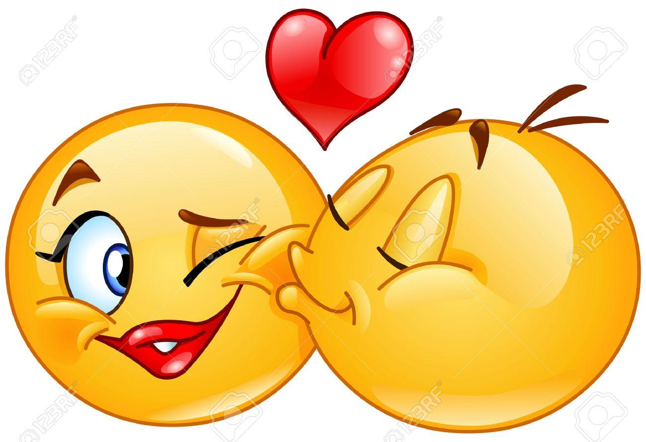1300x889 Lip Kiss Emoji Pic