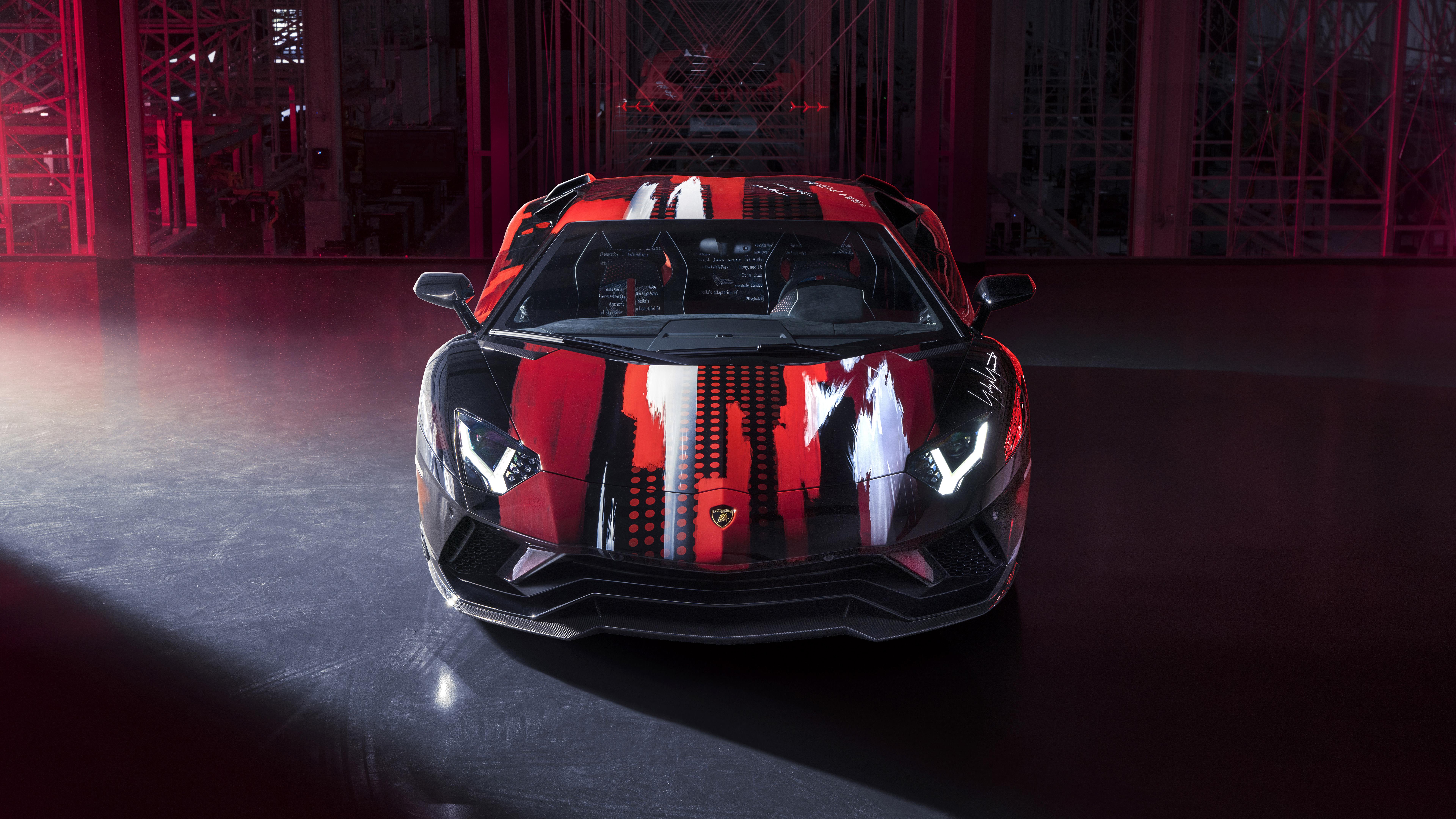 7680x4320 Lamborghini Aventador S by Yohji Yamamoto 4K 8K 4 Wallpaper. HD Car Wallpaper