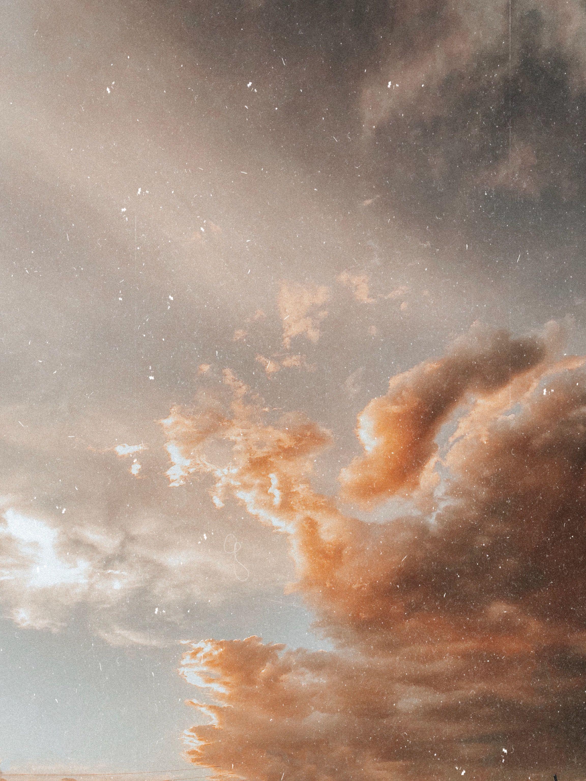 2304x3072 Beige Brown Aesthetic Wallpaper