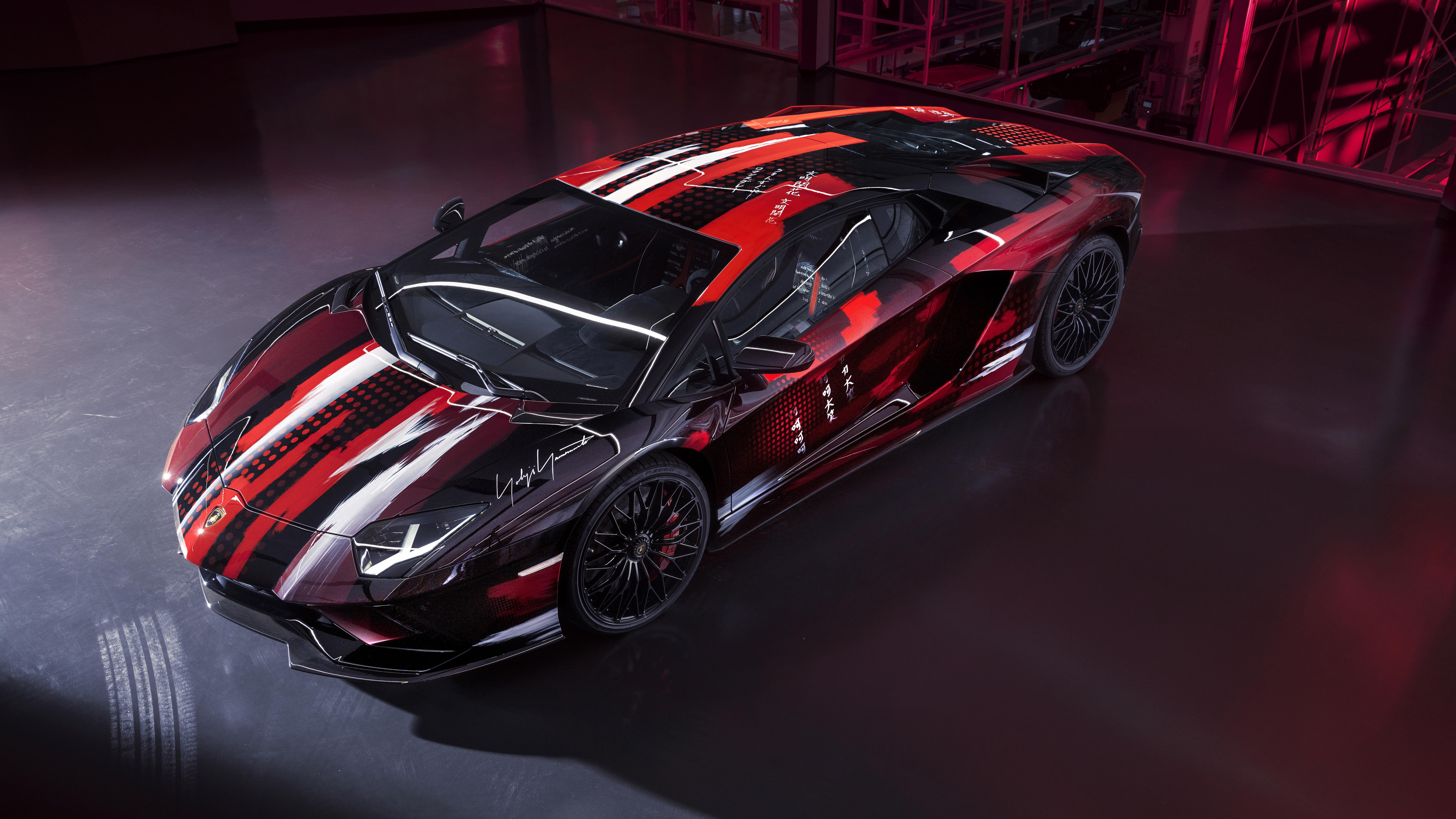 7680x4320 Lamborghini Aventador S by Yohji Yamamoto 4K 8K Wallpaper. HD Car Wallpaper