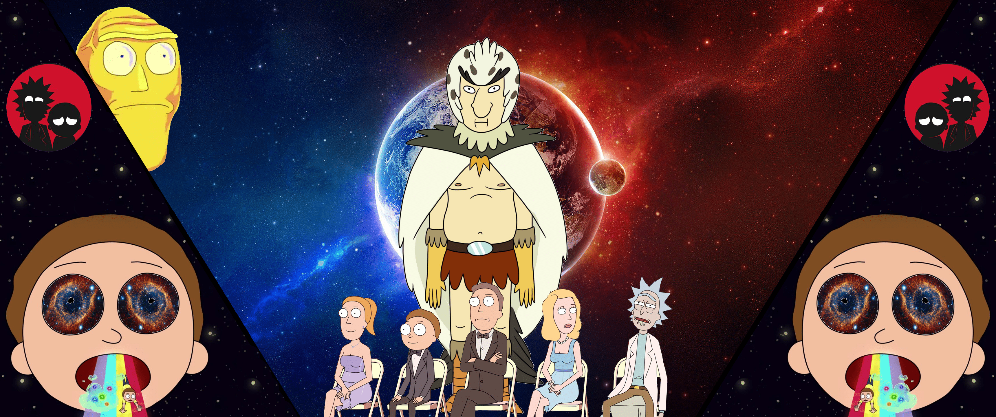 3440x1440 Rick & Morty [3440 by 1440]: WidescreenWallpaper