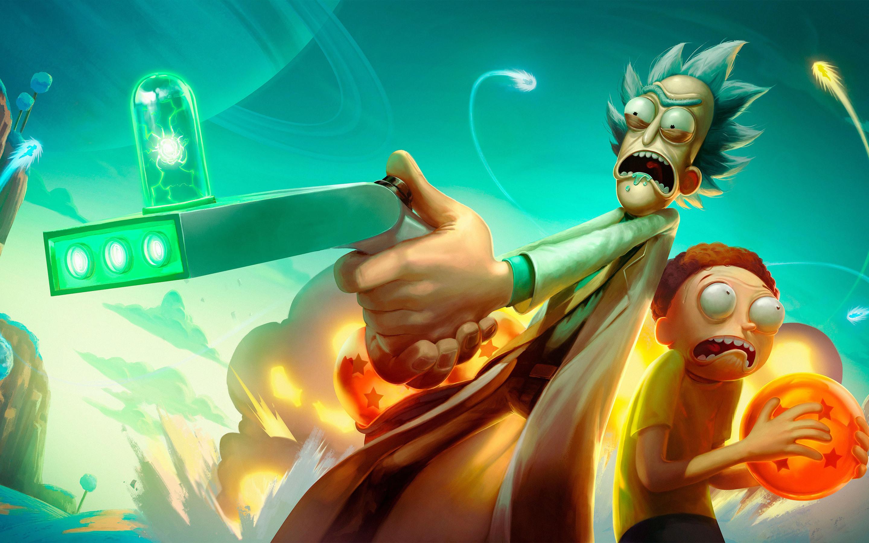 2880x1800 Rick And Morty Fan Art Macbook Pro Retina HD 4k Wallpaper, Image, Background, Photo and Picture