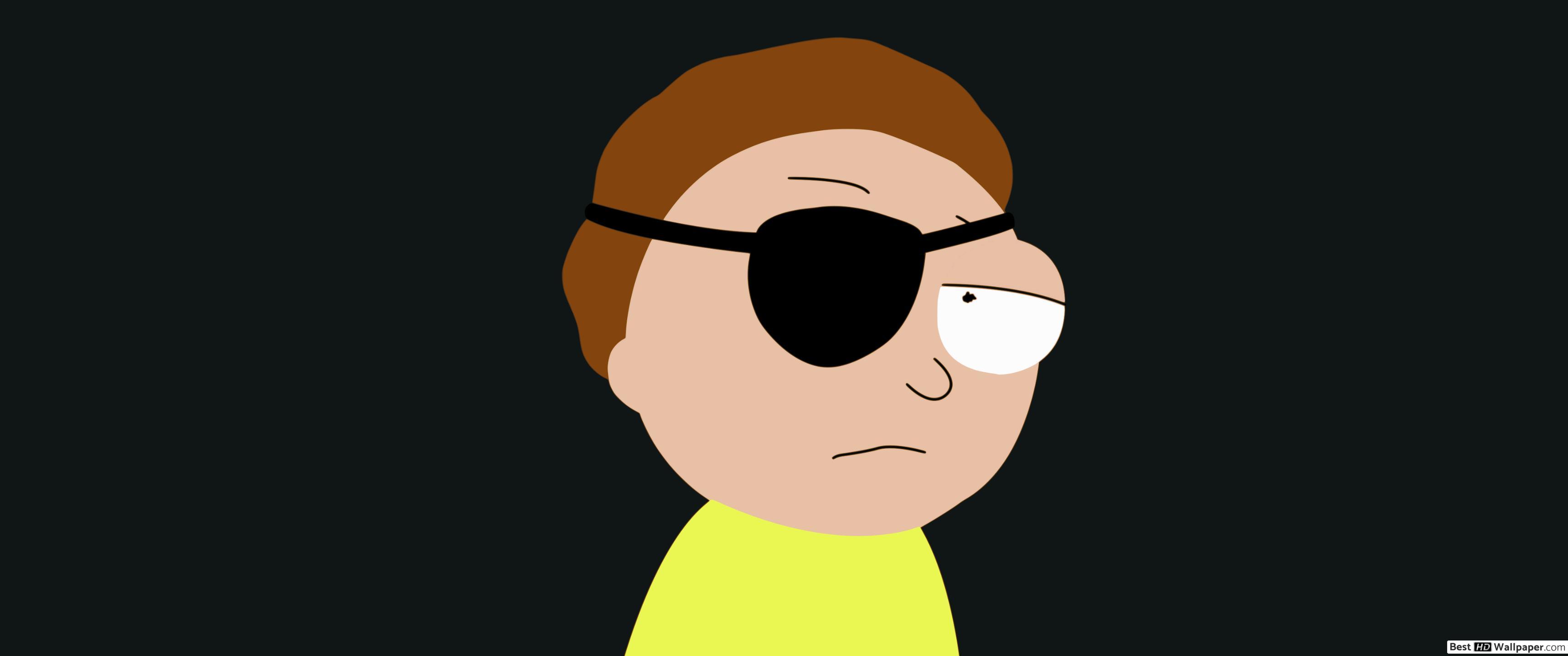 3440x1440 Pirate Morty HD wallpaper download