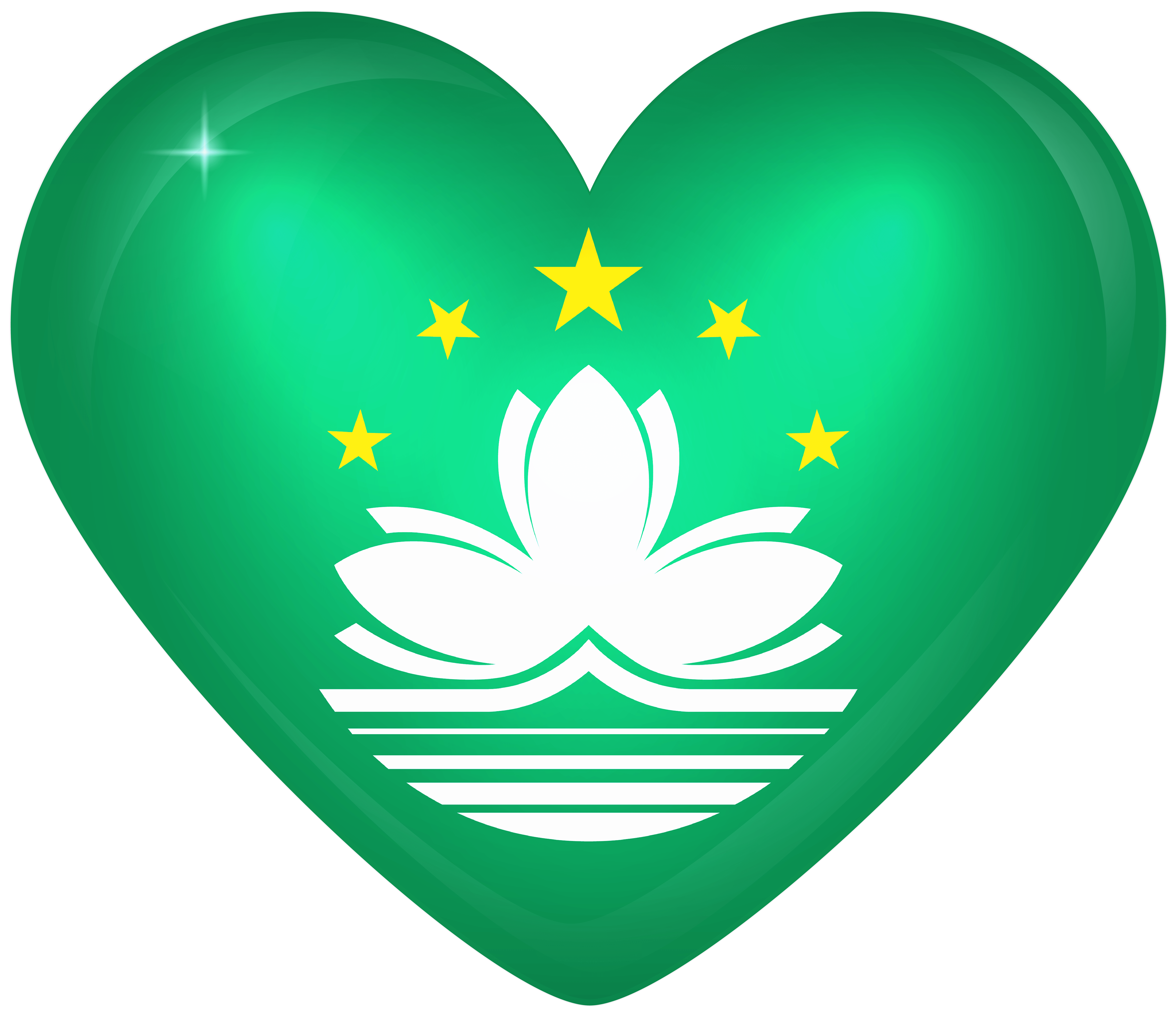 6000x5184 Macau Large Heart Flag​-Quality Image and Transparent PNG Free Clipart
