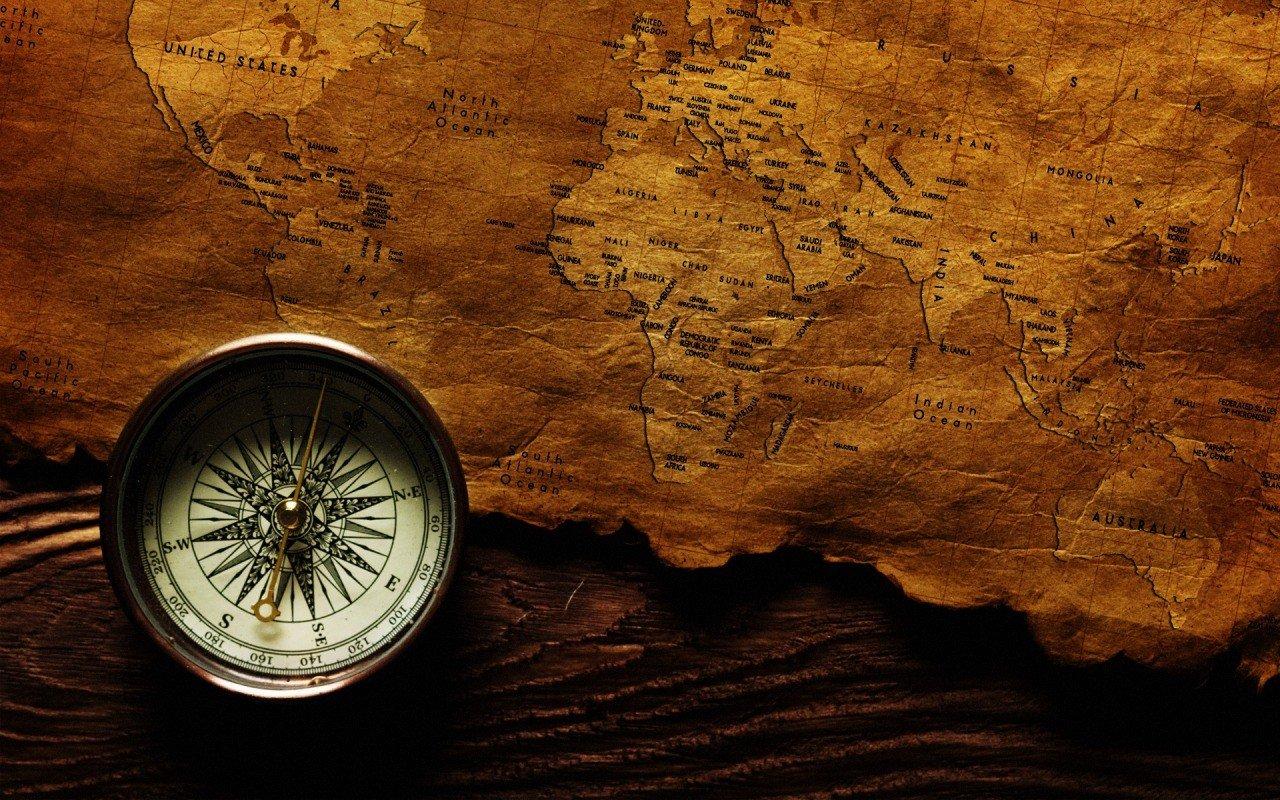 1280x800 old map, Compass Wallpaper HD / Desktop and Mobile Background