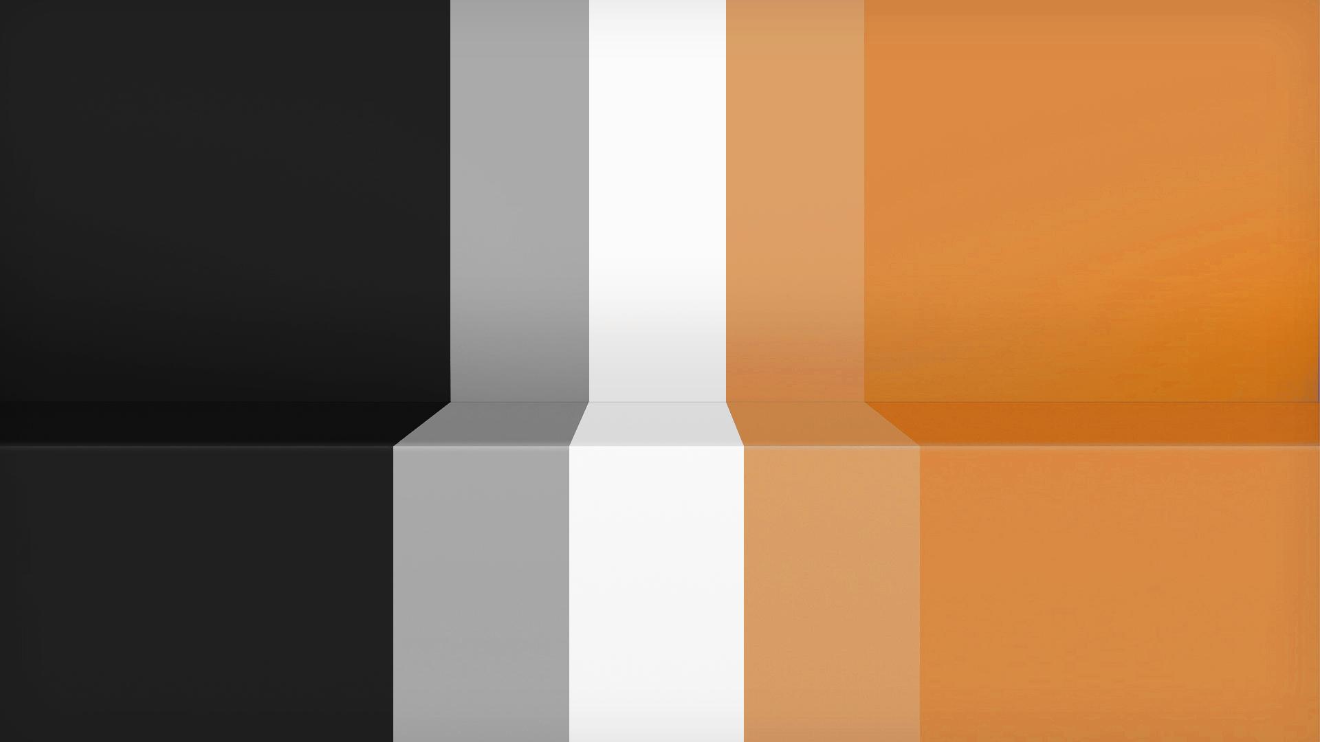 1920x1080 black, minimalistic, white, orange, retro, stripes Wallpaper /