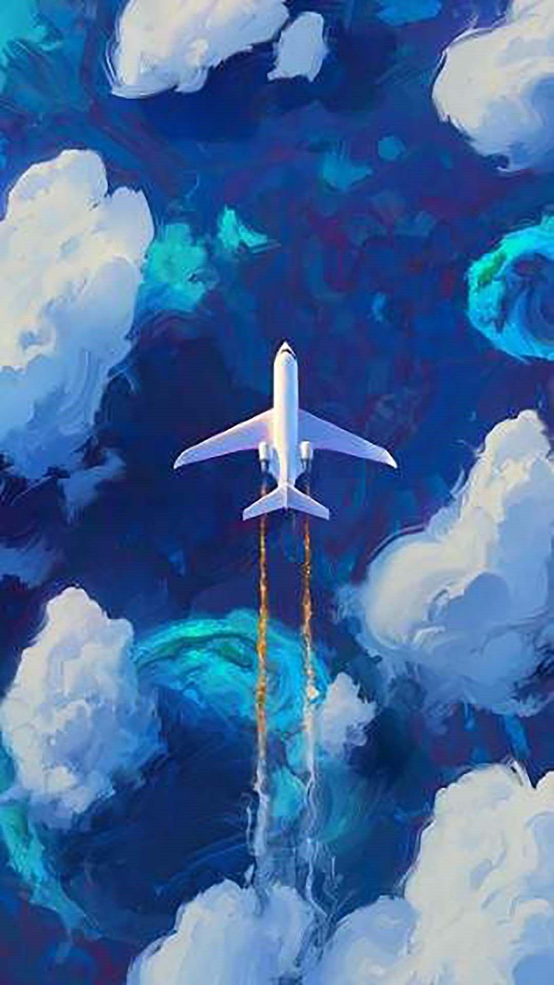 1080x1920 Space Plane. Scenery wallpaper, Art wallpaper, Stunning wallpaper
