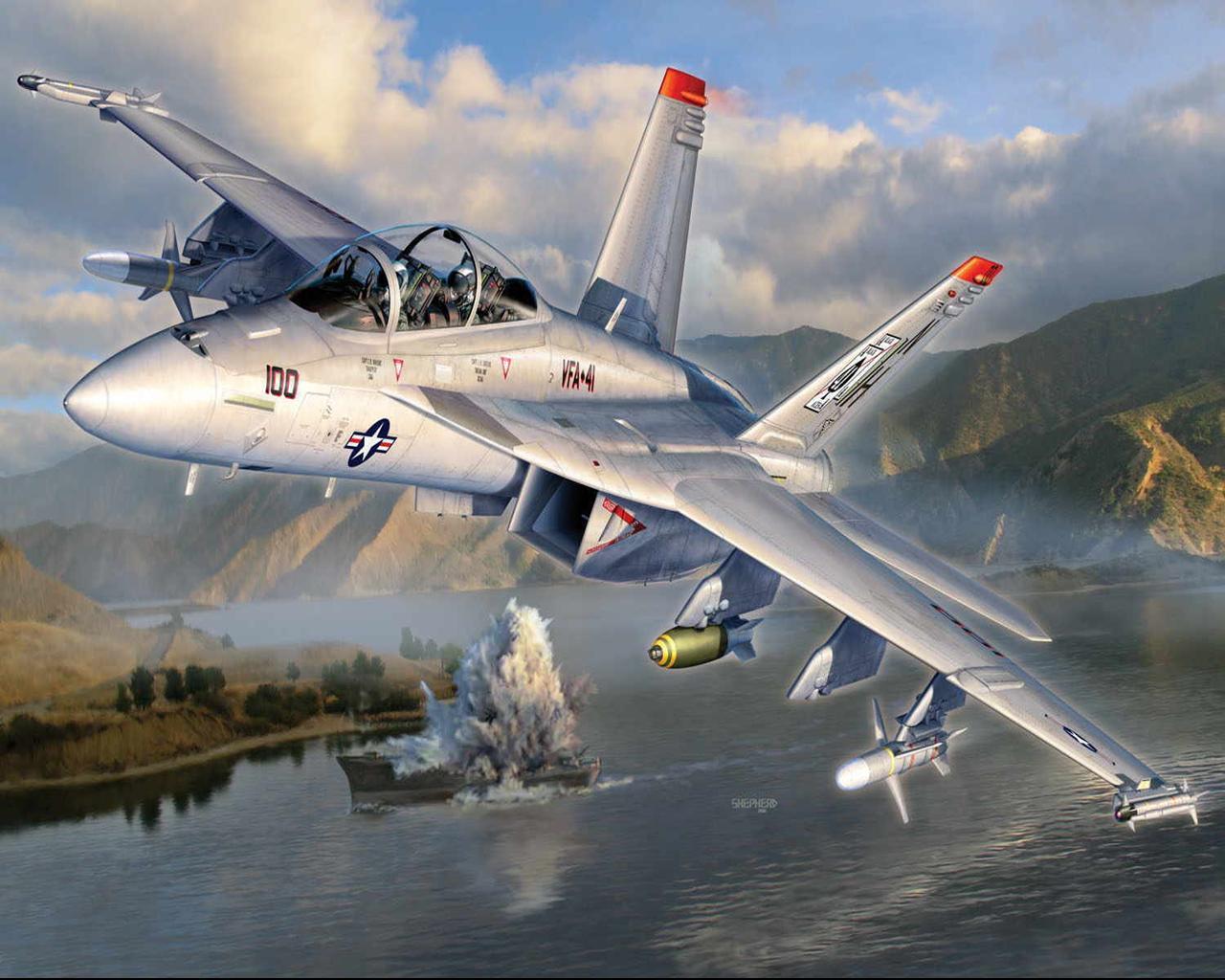 1280x1024 Desktop Wallpaper Airplane Painting Art Aviation