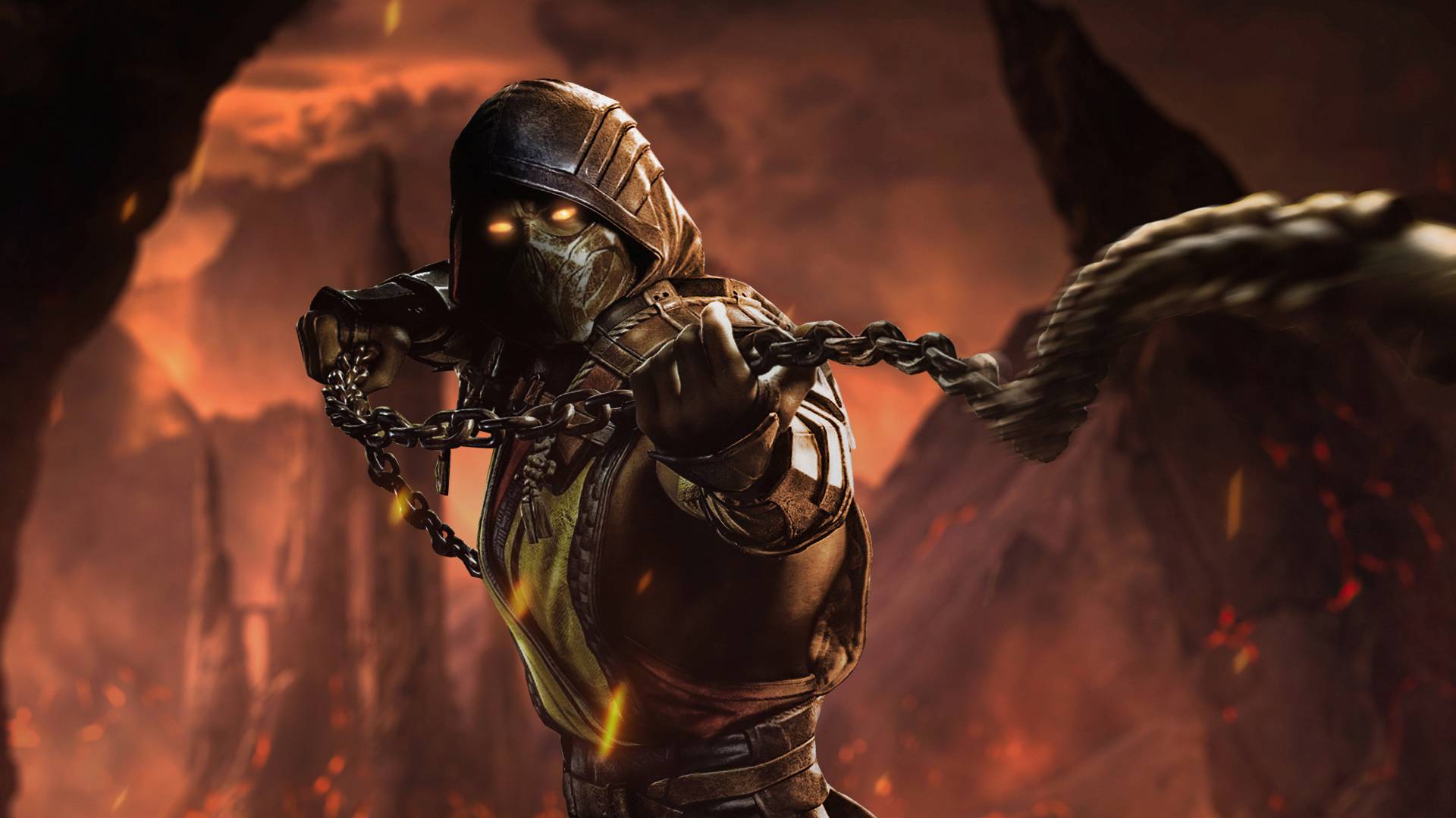 1920x1080 Scorpion Mk 1080 X 1080 Mortal Kombat 11 4k Wallpaper 177 game, fighter, mortal kombat, joker, terminator, shang tsung