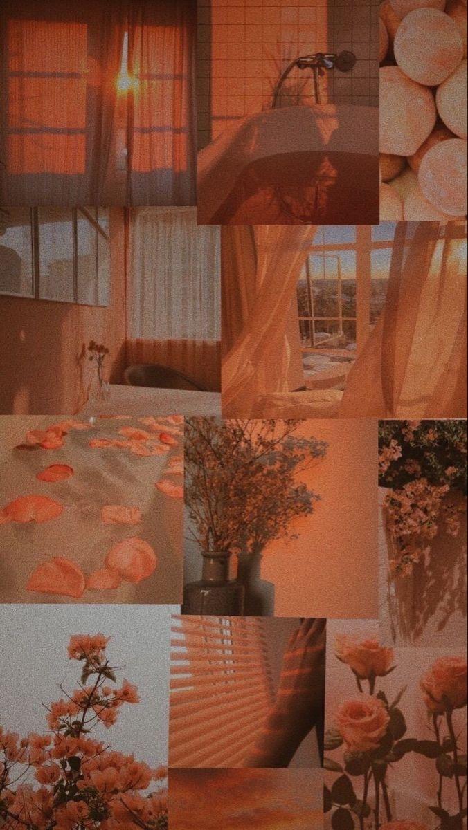 676x1200 Aesthetic wallpaper, Peach wallpaper, Aesthetic pastel wallpaper