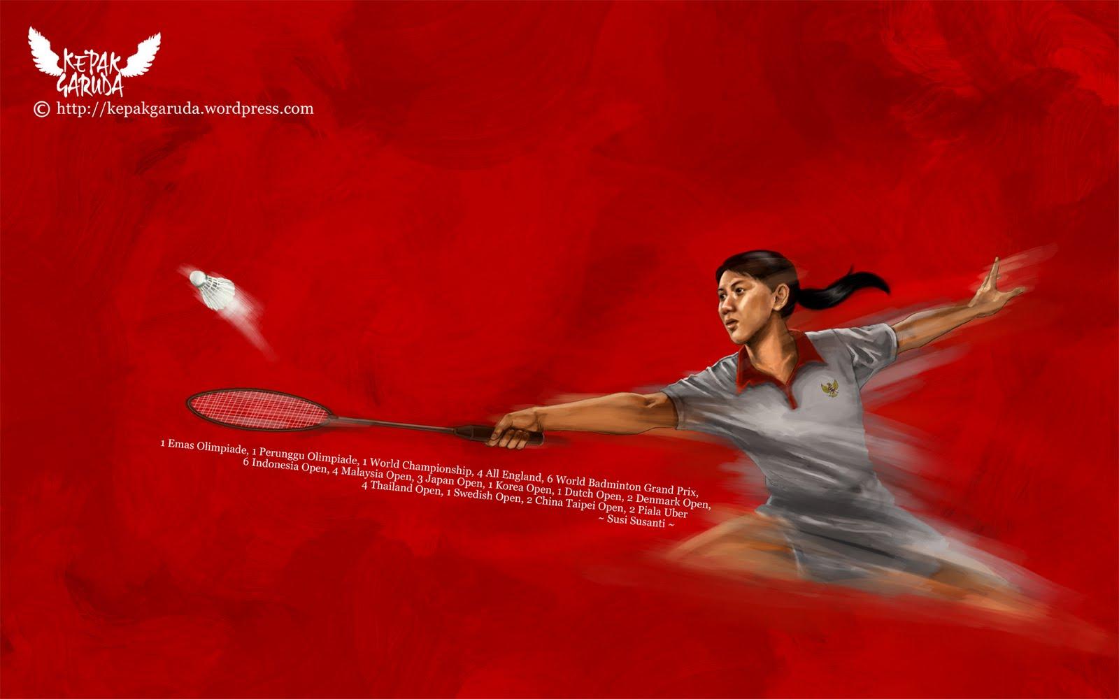 1600x1000 Sports Legends Wallpaper: Susi Susanti : wallpaper badminton female legend from Indonesia