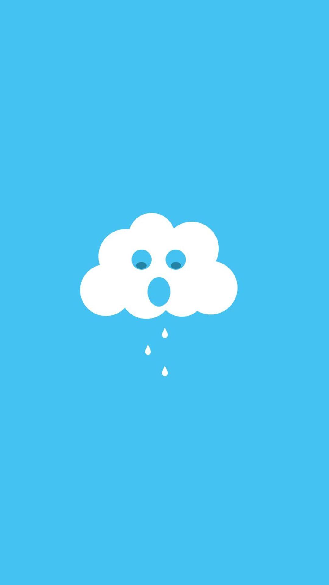 1080x1920 1080x1920 rain, clouds, minimalism, artist for iPhone 8 wallpaper