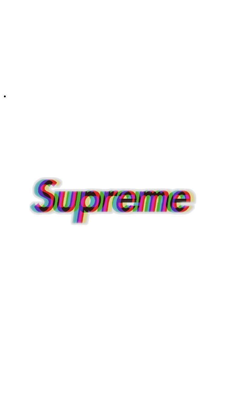 750x1334 Black Supreme Aesthetic Wallpaper
