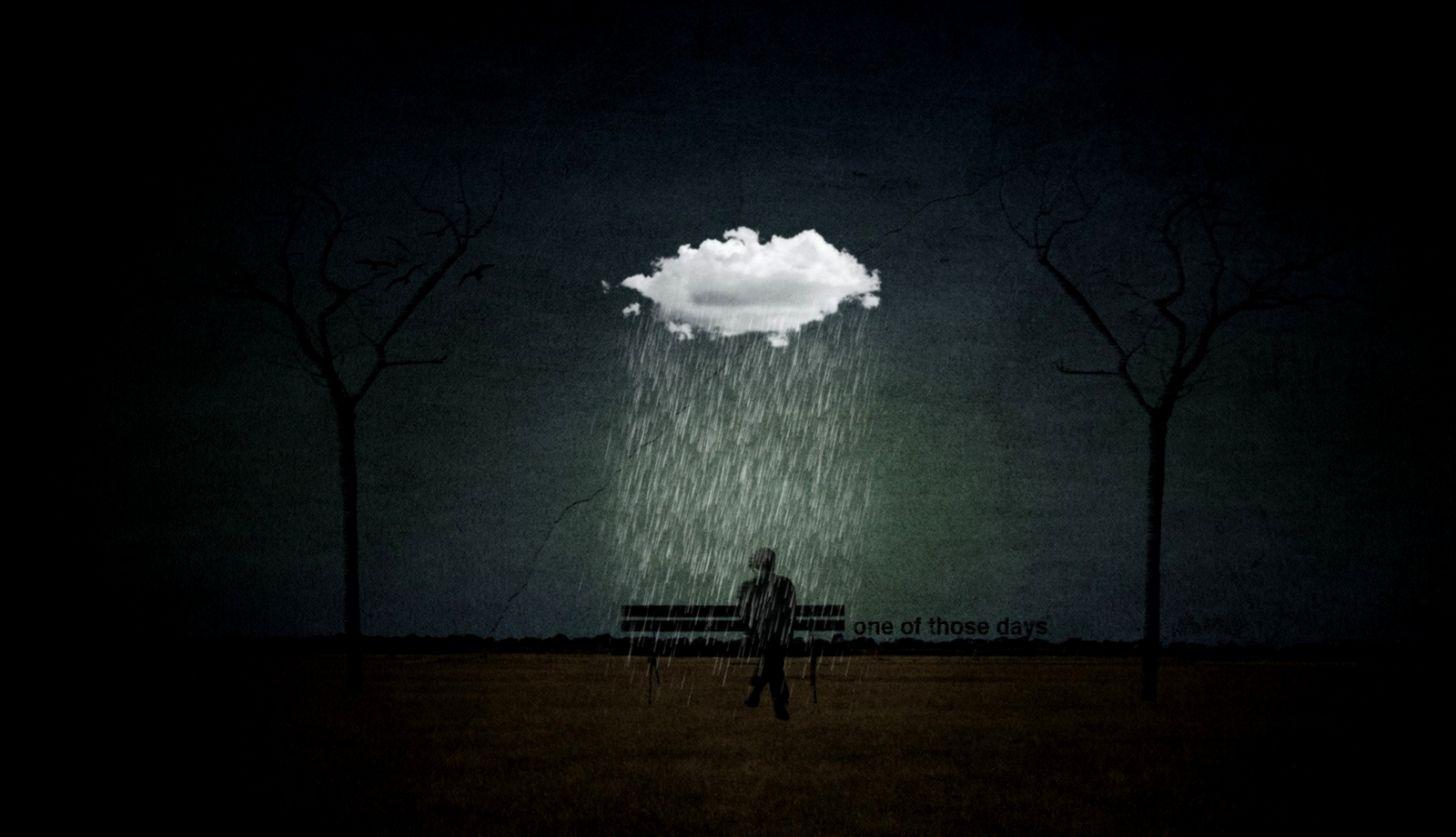 1456x837 Could Rain Creative HD Wallpaper