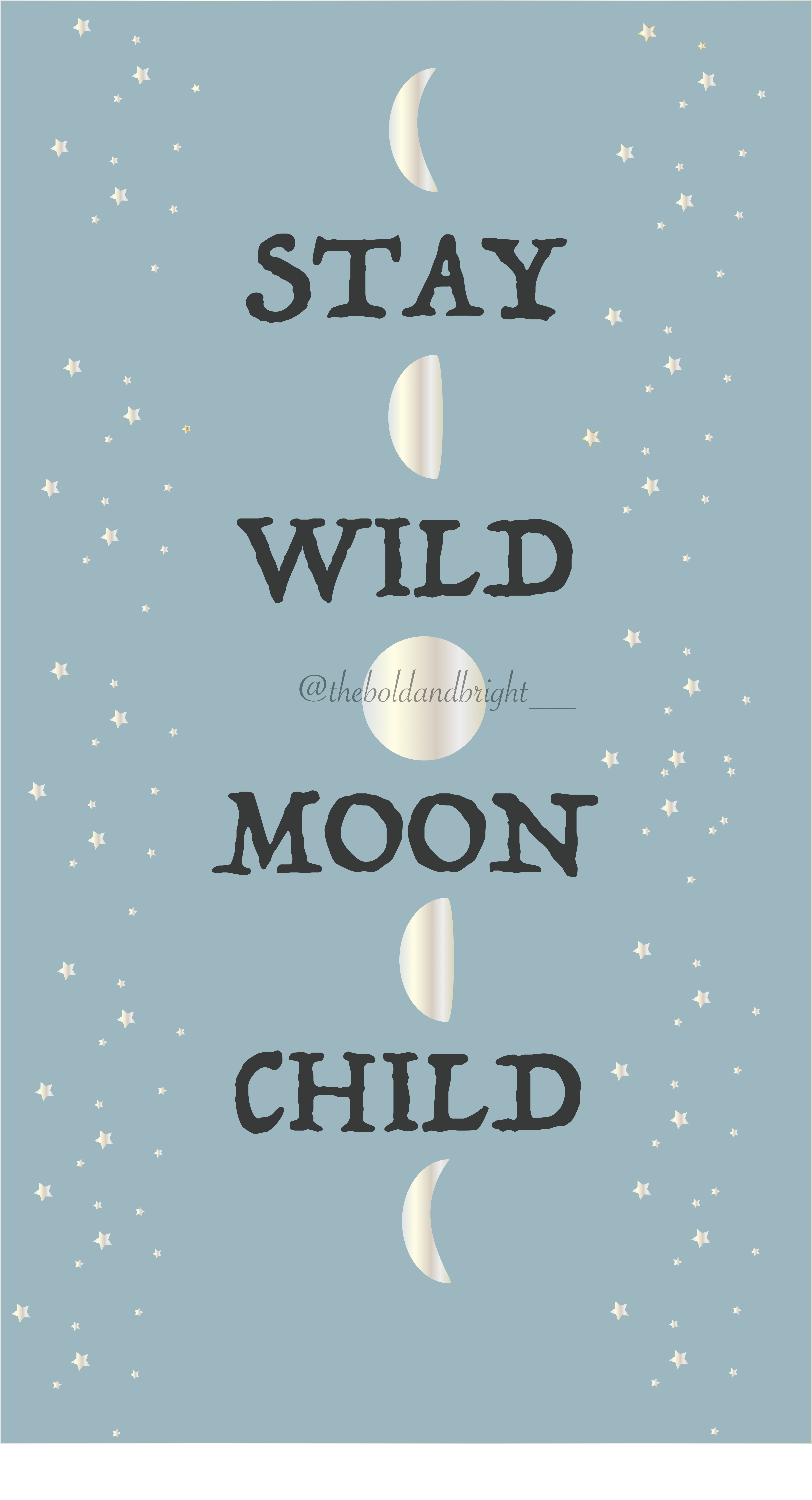 5180x9564 Bohemian Moon Wallpaper