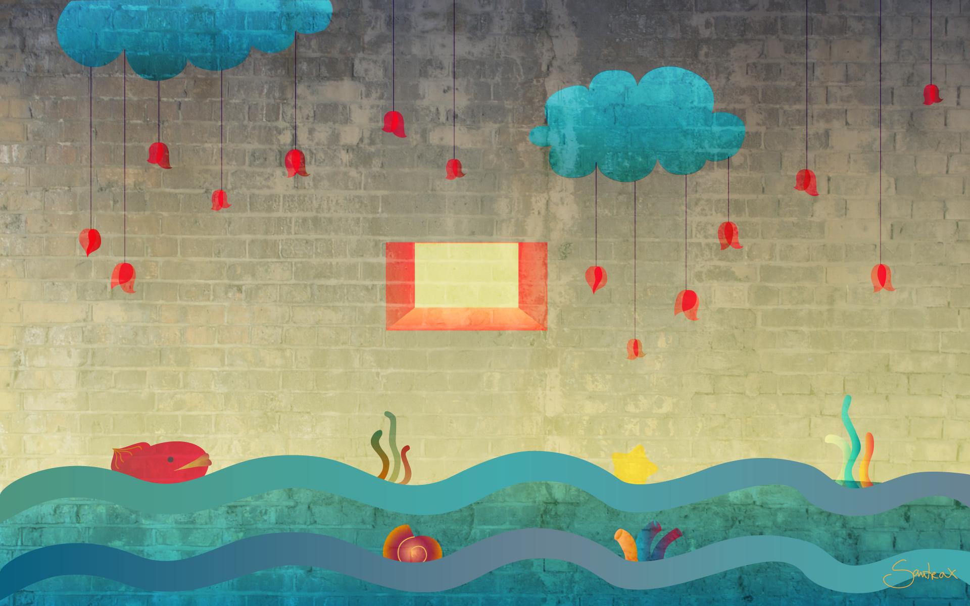 1920x1200 Santrax, icons, paper, supplier, wallpaper, rainyday, image, desktops, rainy, nice