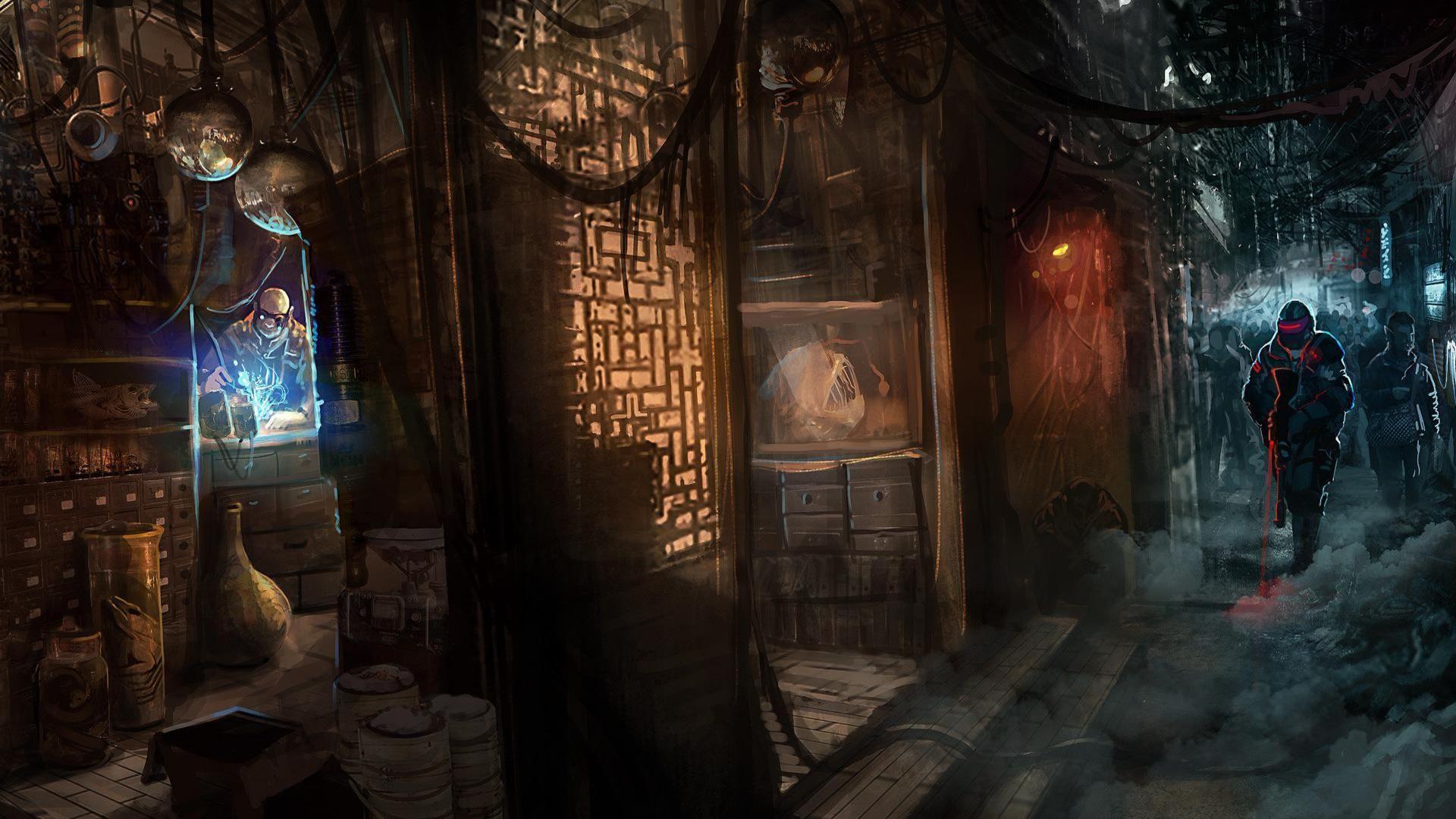 1920x1080 Cyberpunk(-ish) Wallpaper Dump. Shadowrun, Cyberpunk, Concept art